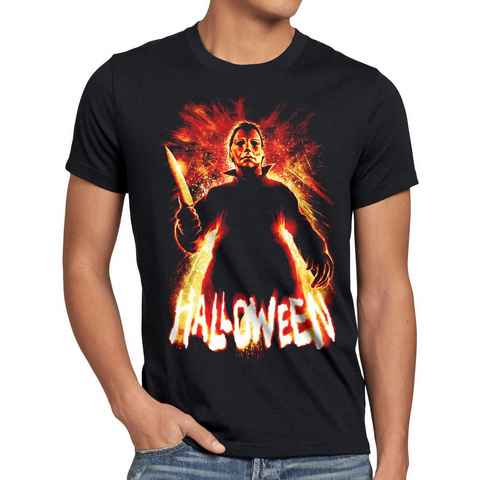 style3 Print-Shirt Herren T-Shirt Halloween michael horror myers