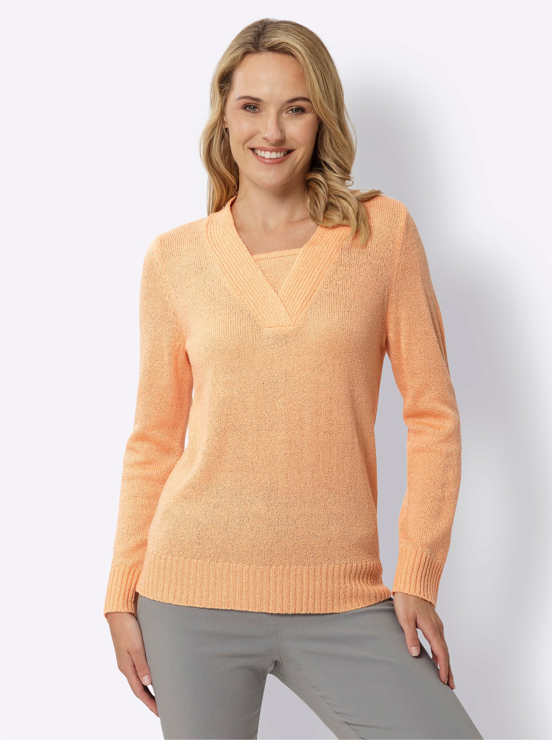 Strickpullover Langarm-Pullover