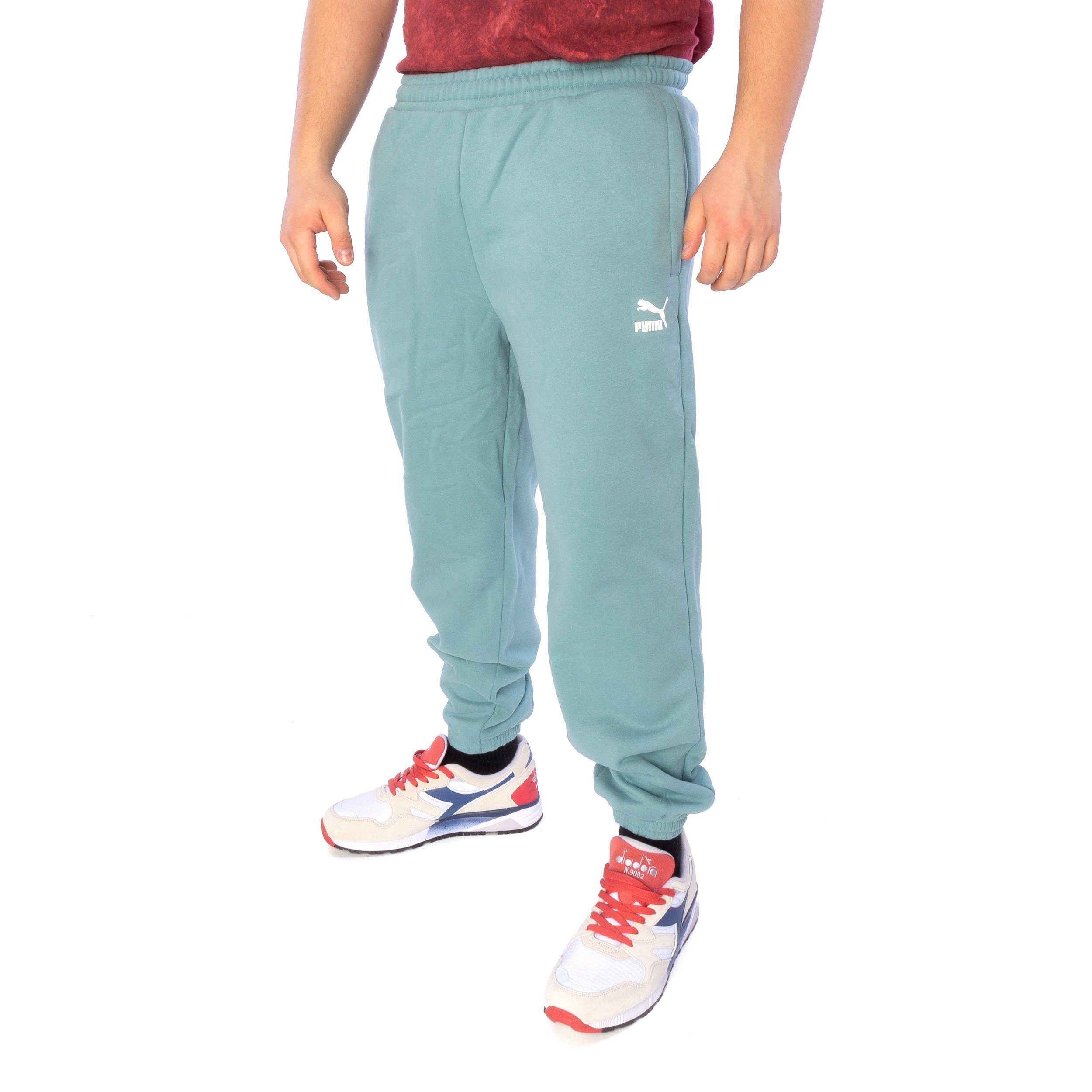 PUMA Jogginghose Hose Puma Classicd Relaxed Sweatpants FL elastischer Hosenbund