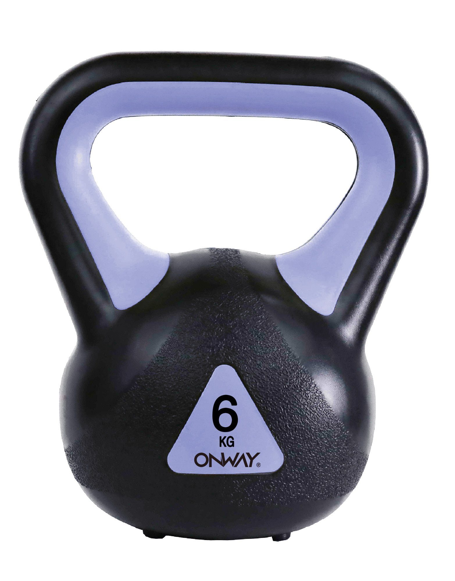 OnWay Kettlebell OnWay Kugelhantel Fitness Toning Kettlebell 6kg OW1409-6RD, (Nein), Vinylbeschichteter Zement