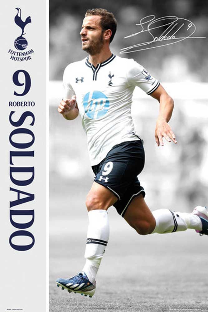 Poster Fußball - Poster - Tottenham Hotspur - Soldado 13/14