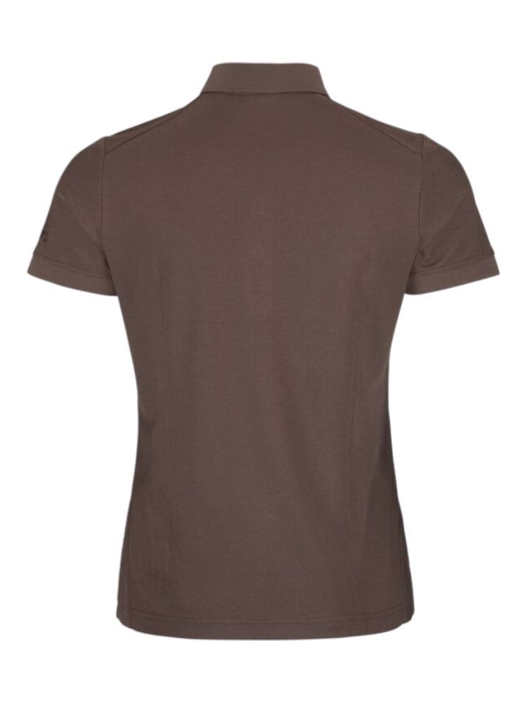Craft Poloshirt Core Unify (funktionelles Recyclingpolyester) braun Damen