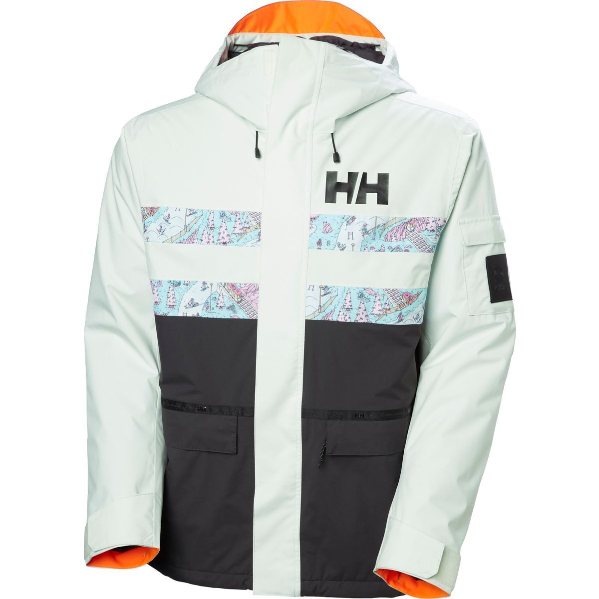 Helly Hansen Skijacke Ullr D Fram Jacket Wasserabweisende Skijacke mit innovativer Isolierung, ideal für