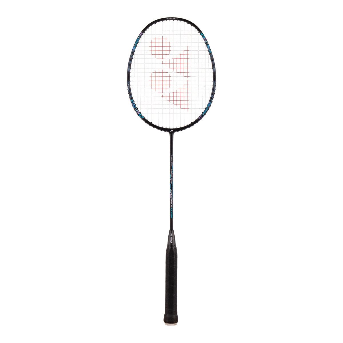 Yonex Badmintonschläger ARC Saber 2 Clear (ausgewogen, flexibel) schwarz/blau - besaitet, Gewichtsklasse: 4U/G5