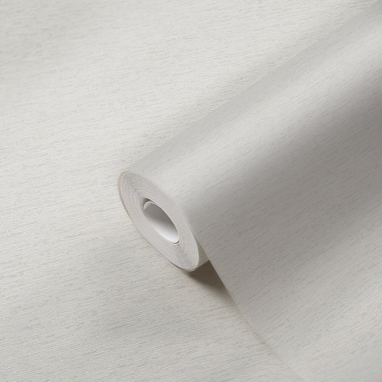 KUNSTLOFT Vliestapete lichtbeständige matt, weiß Tapete grau, Retreat Design 0.53x10.05 Silent m