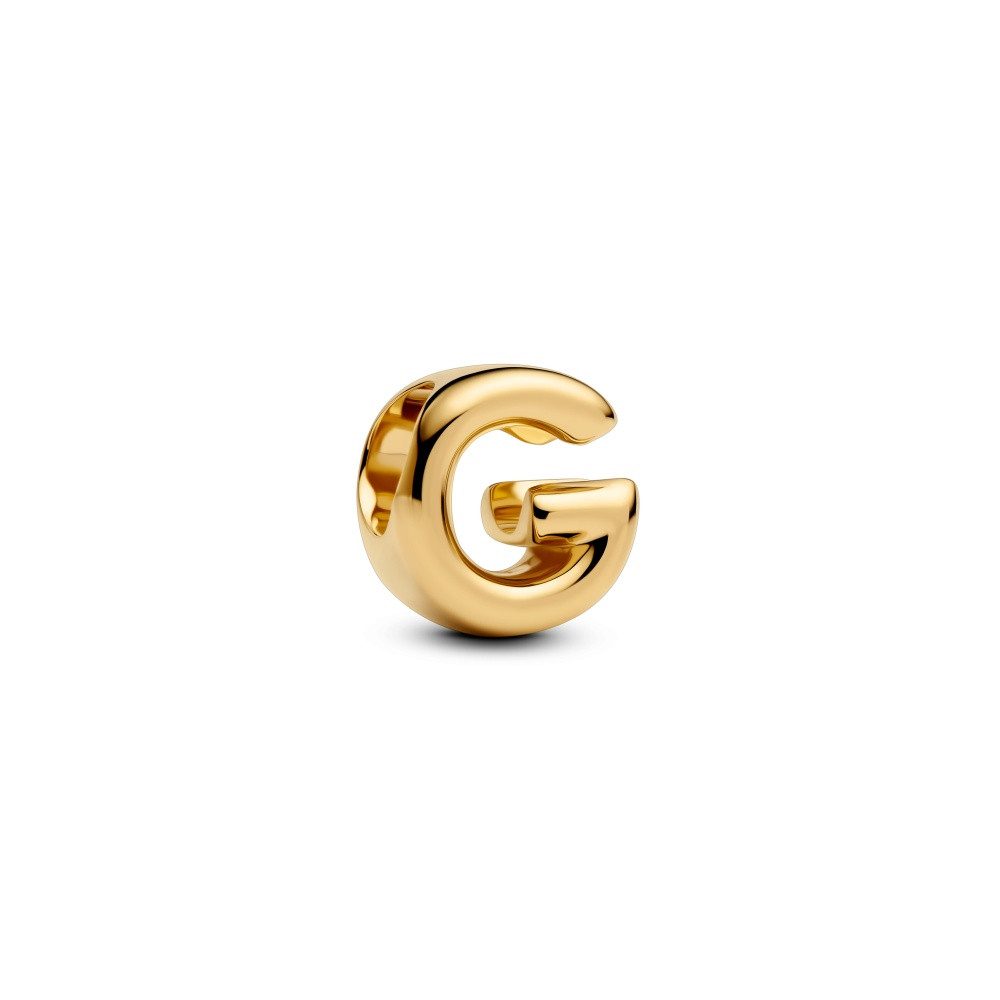 Charm-Einhänger Pandora Moments Buchstabe G Alphabet-Charm 763953C00