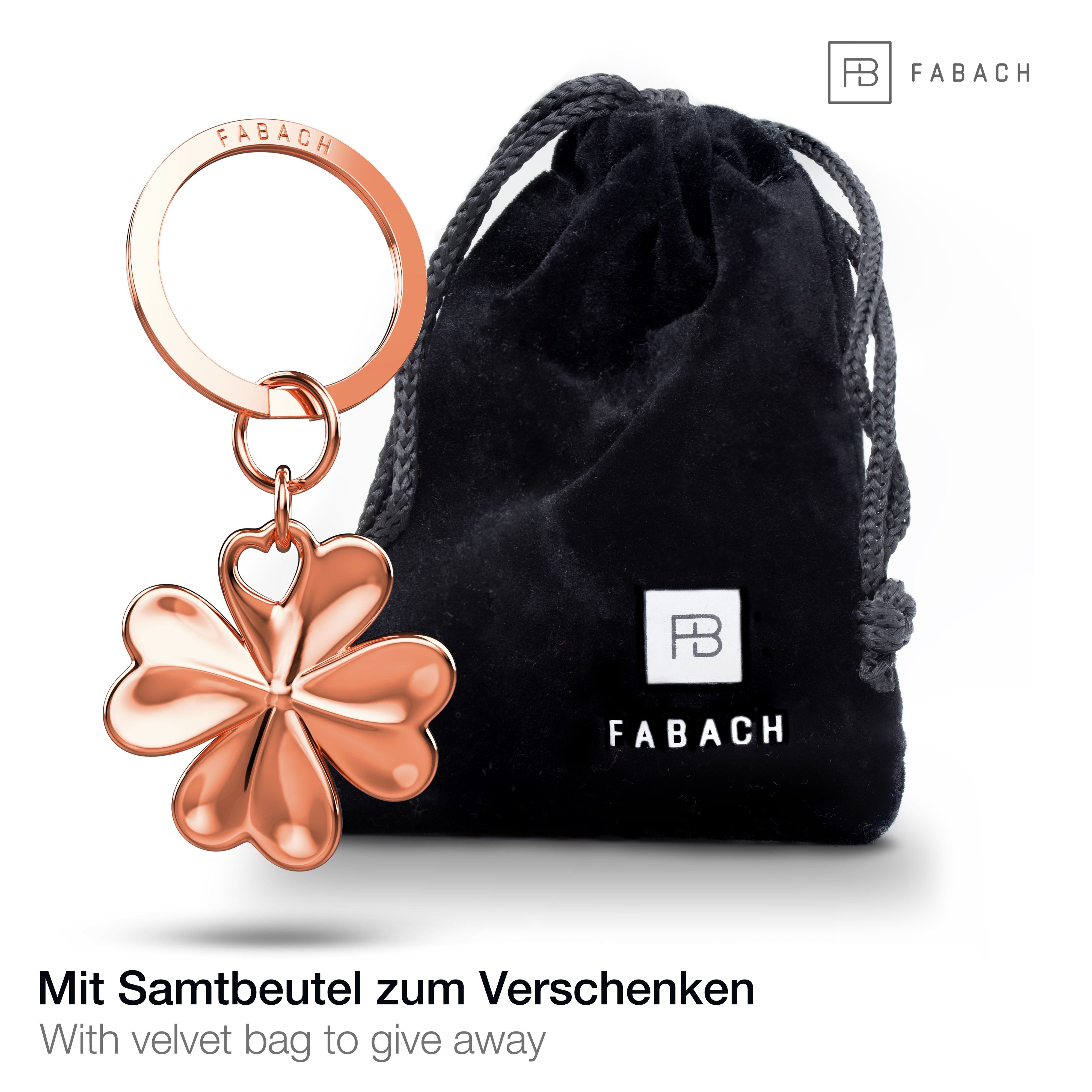 FABACH Schlüsselanhänger Glücksbringer Kleeblatt - Viel Erfolg Prüfung - Vi günstig online kaufen