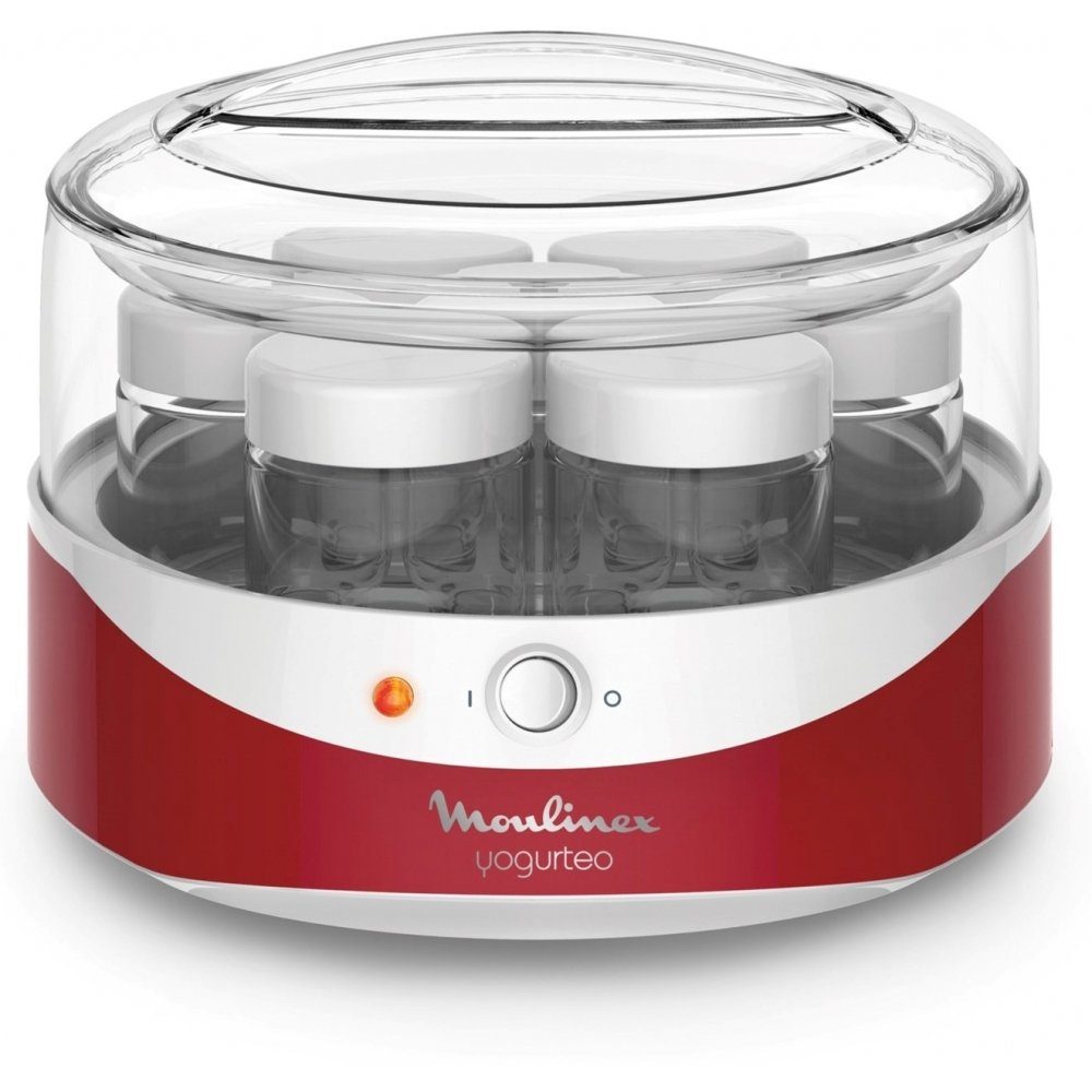 Moulinex Йогуртници YG2295 Yogurteo - Joghurtautomat - rot/weiß