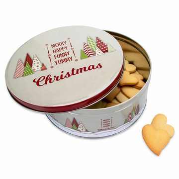 STÄDTER Keksdose Yummy Christmas Ø 22 cm, Weißblech