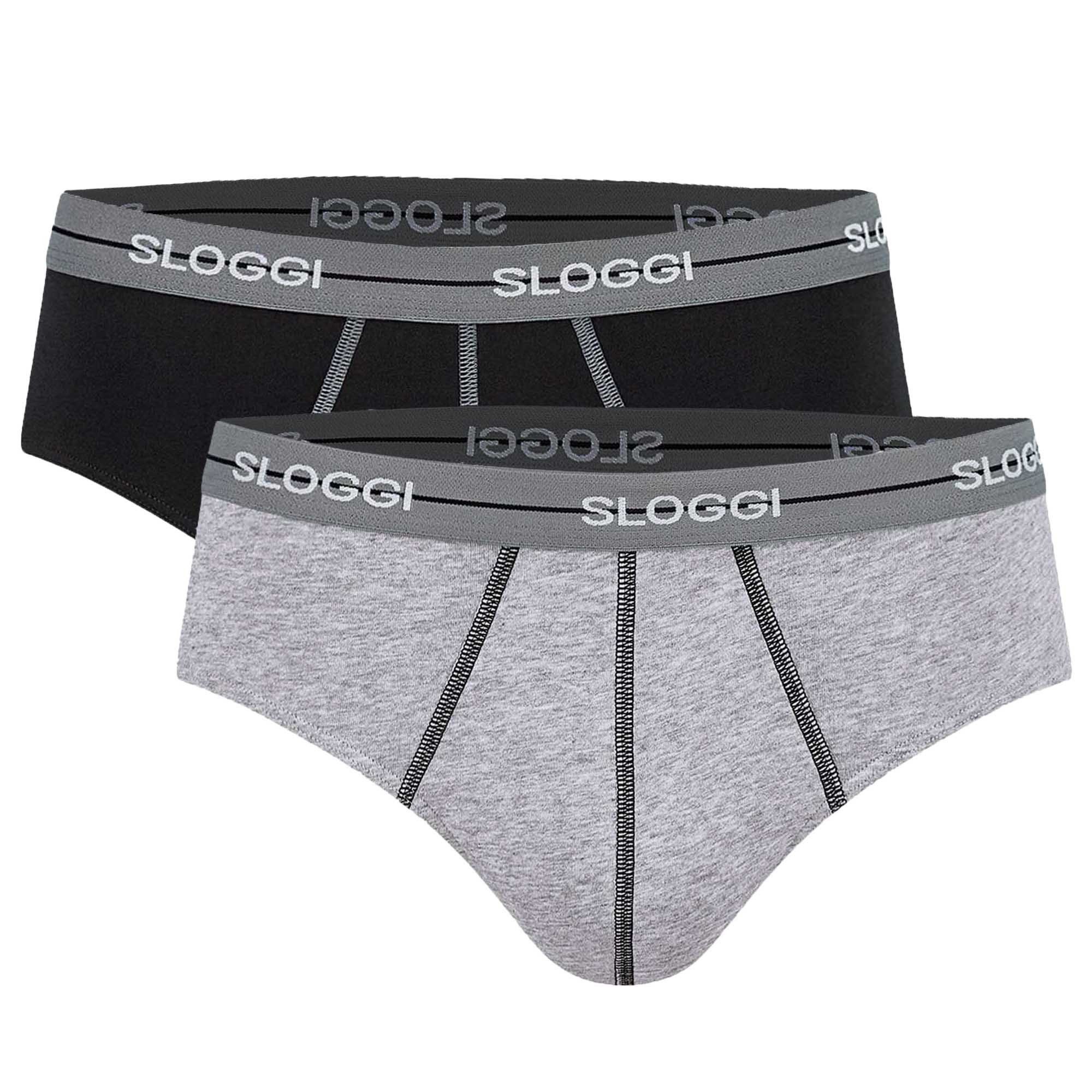 Slip Herren Slip 2er Pack Baumwollmischung