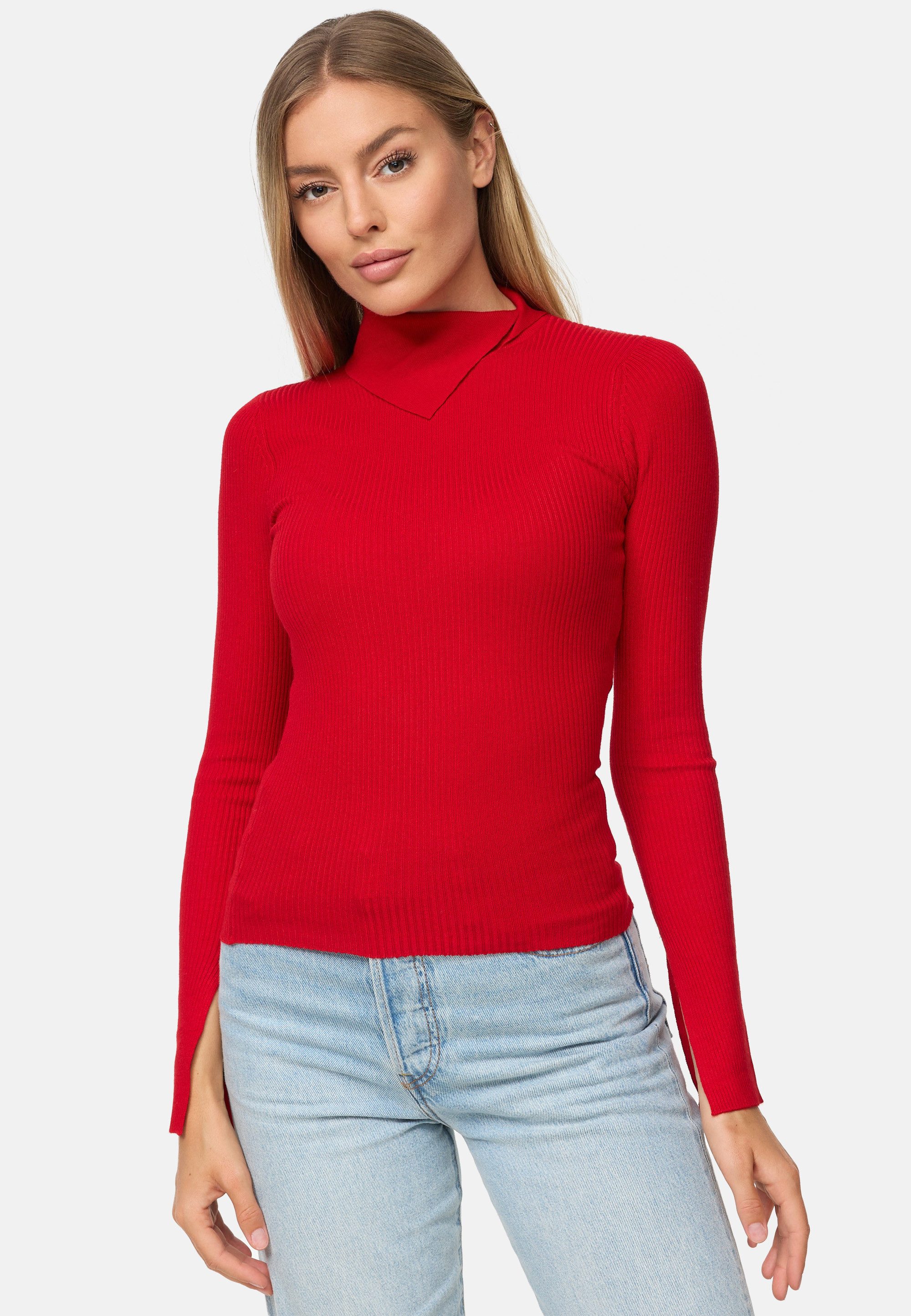 Threadbare Rollkragenpullover Ross im klassischen Basic-Design