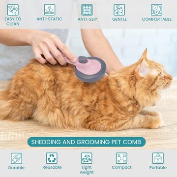 Belle Vous Dekoobjekt BELLE VOUS Pflegeset für Haustiere - Selbstreinigende Katzenbürste