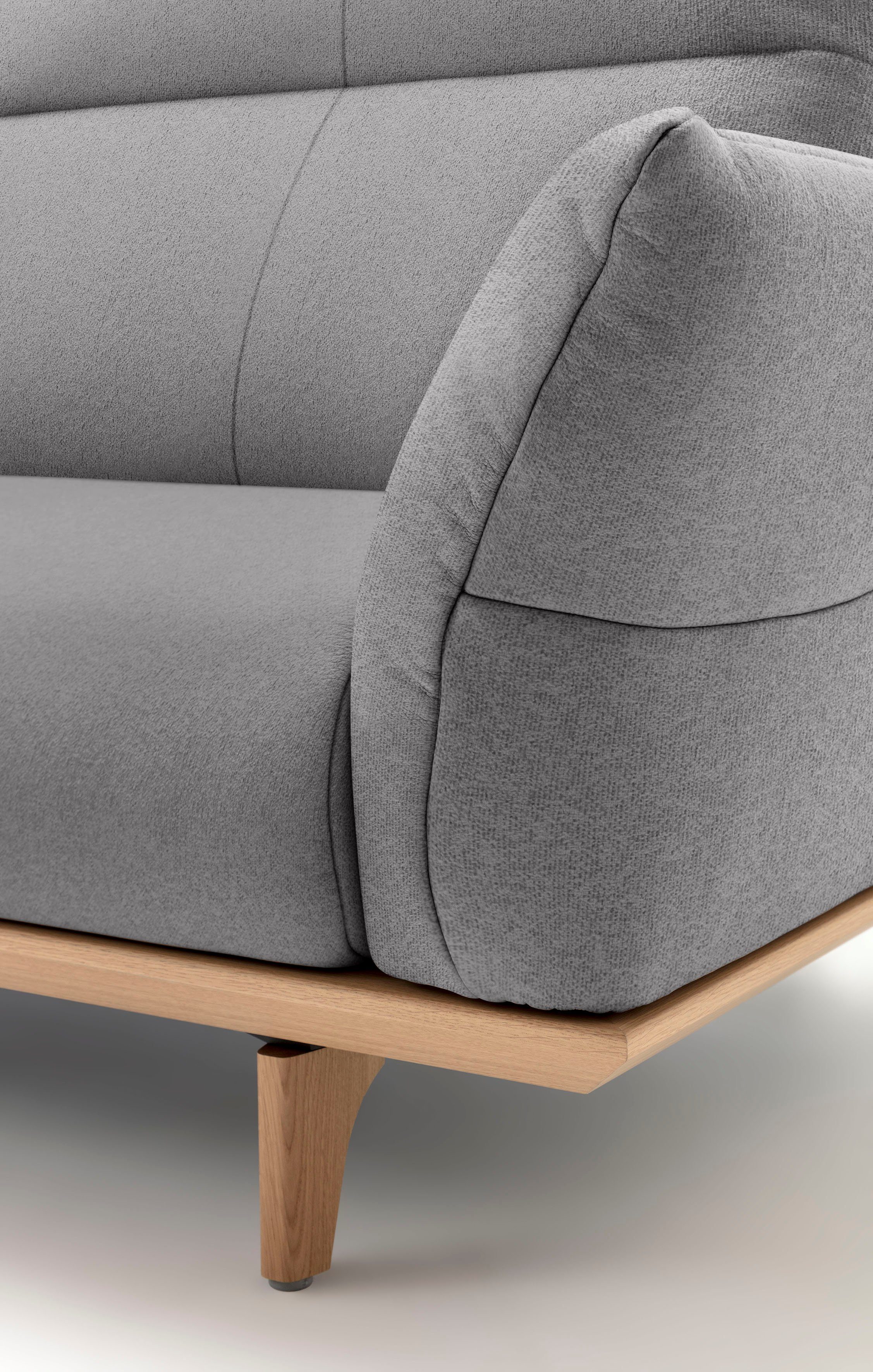 hülsta sofa 3,5-Sitzer Sockel Füße 228 Eiche cm natur, Breite in hs.460, Eiche