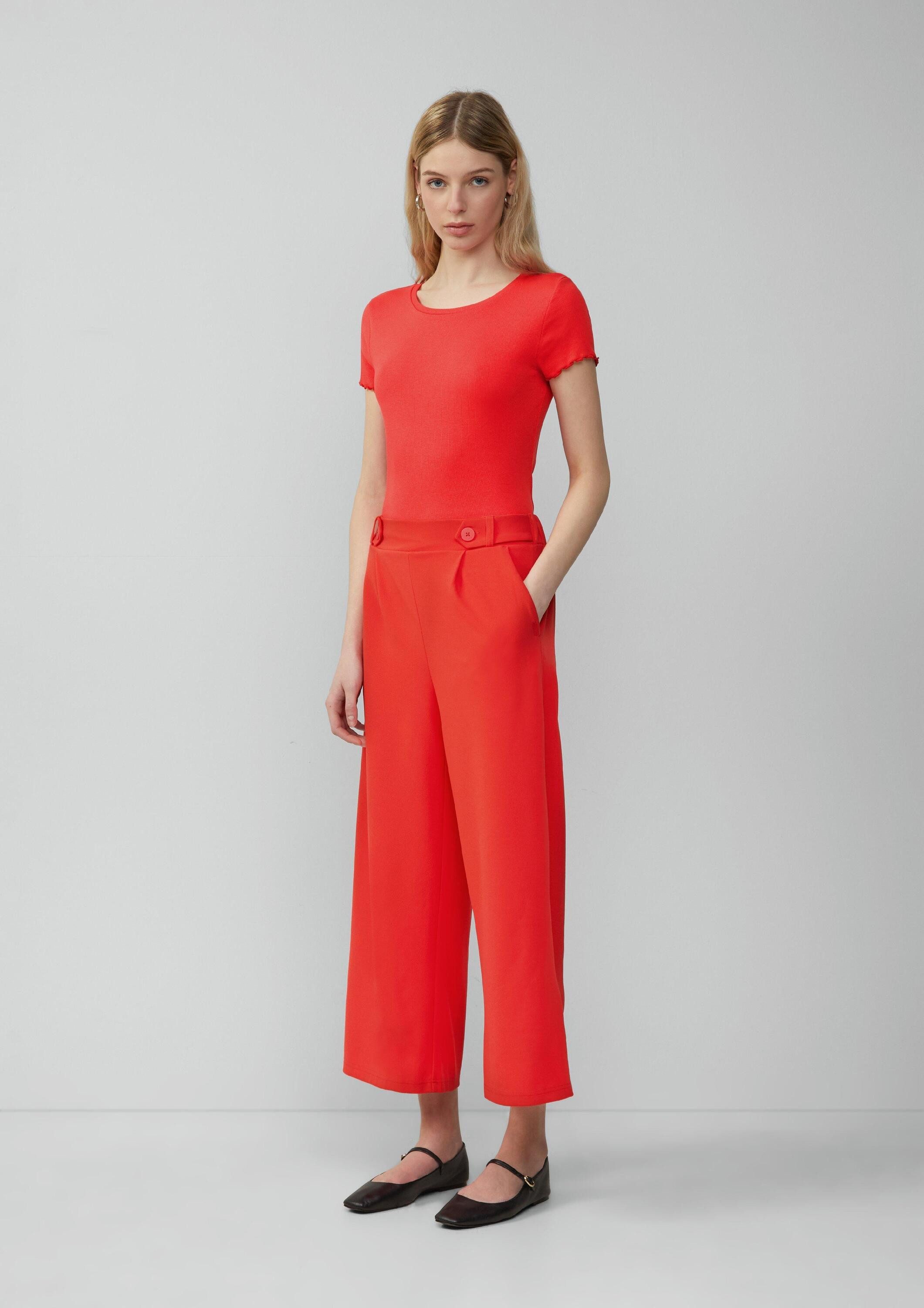 QS Culotte Hose Culotte aus Interlockjersey günstig online kaufen