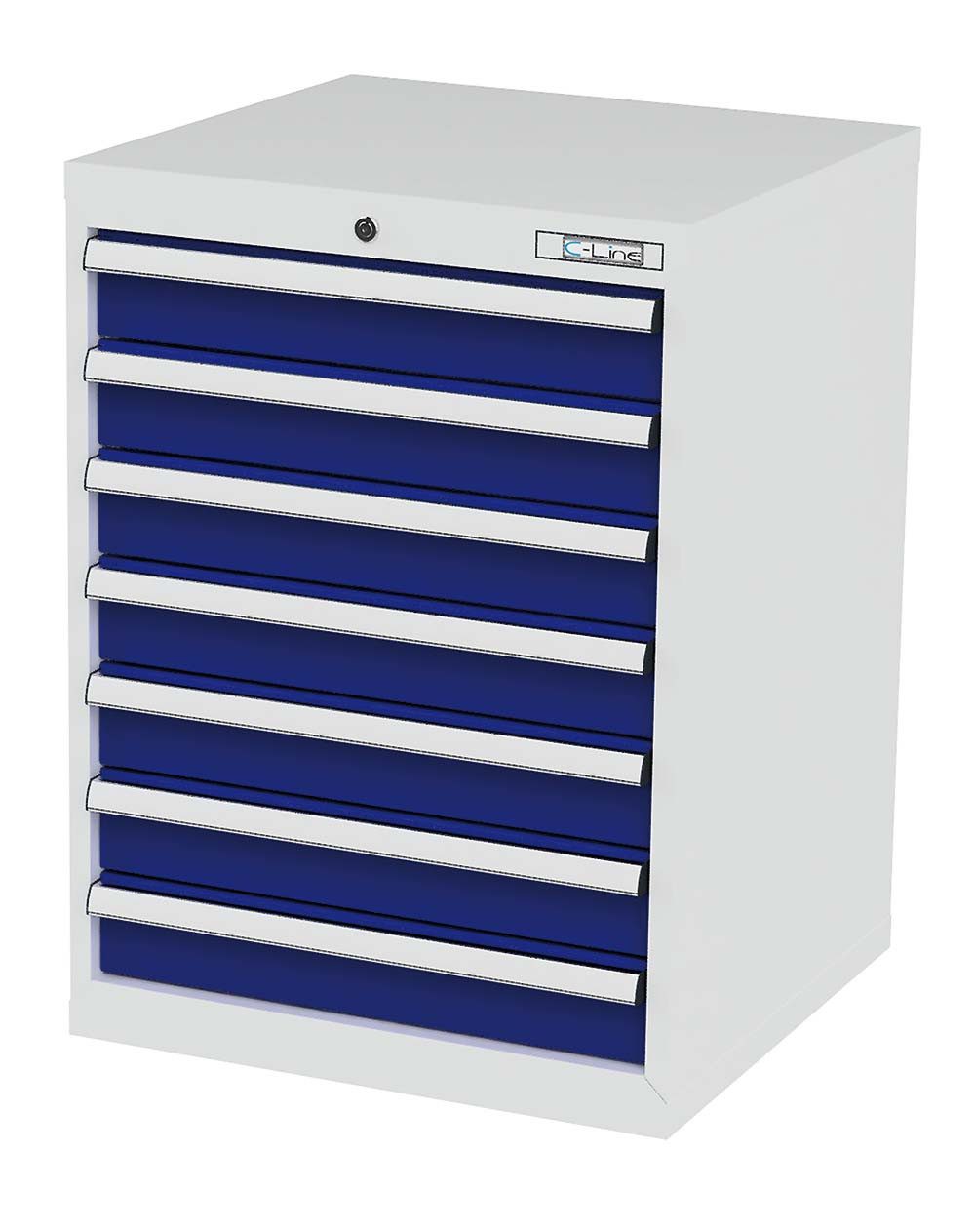 Simplaflex Werkzeugschrank Simplaflex Schubladenschrank, 7 Schubladen, BxTxH 600x575x820 mm