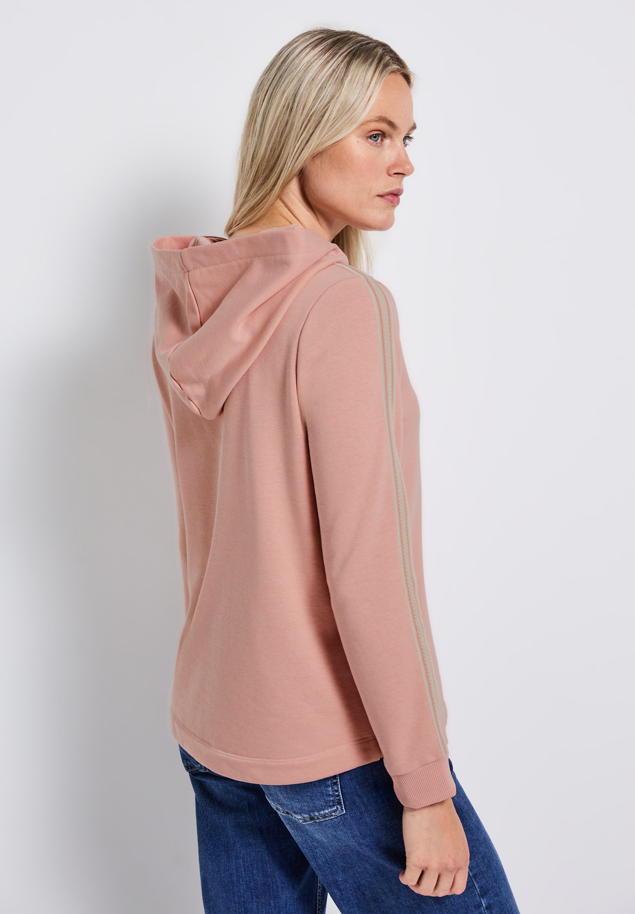 STREET ONE Hoodie mit Tunnelzug am Saum