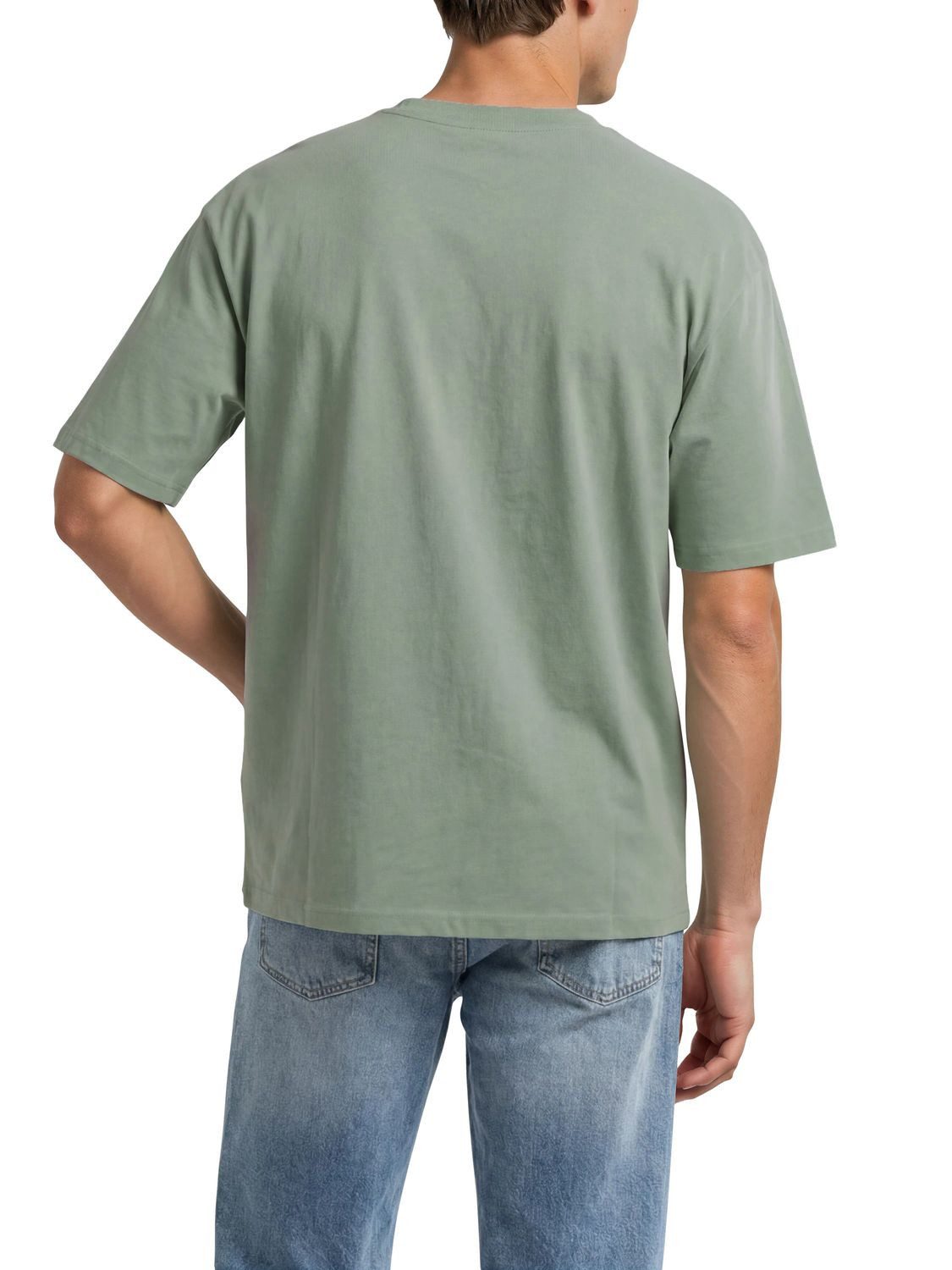 DENIMFY T-Shirt Herren Basic Shirt DFTed 3er Set Pack Relaxed Fit (Vorteilspack, 3-tlg) Kurzarm Tee Shirt mit Rundhalsausschnitt aus 100% Baumwolle