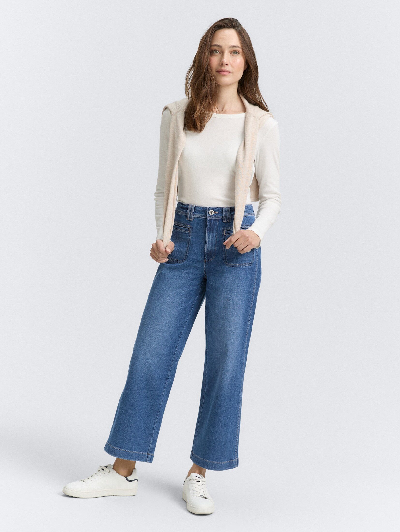 TOM TAILOR 7/8-Jeans Jeanshosen TTNELMA CULOTTE Jeans günstig online kaufen