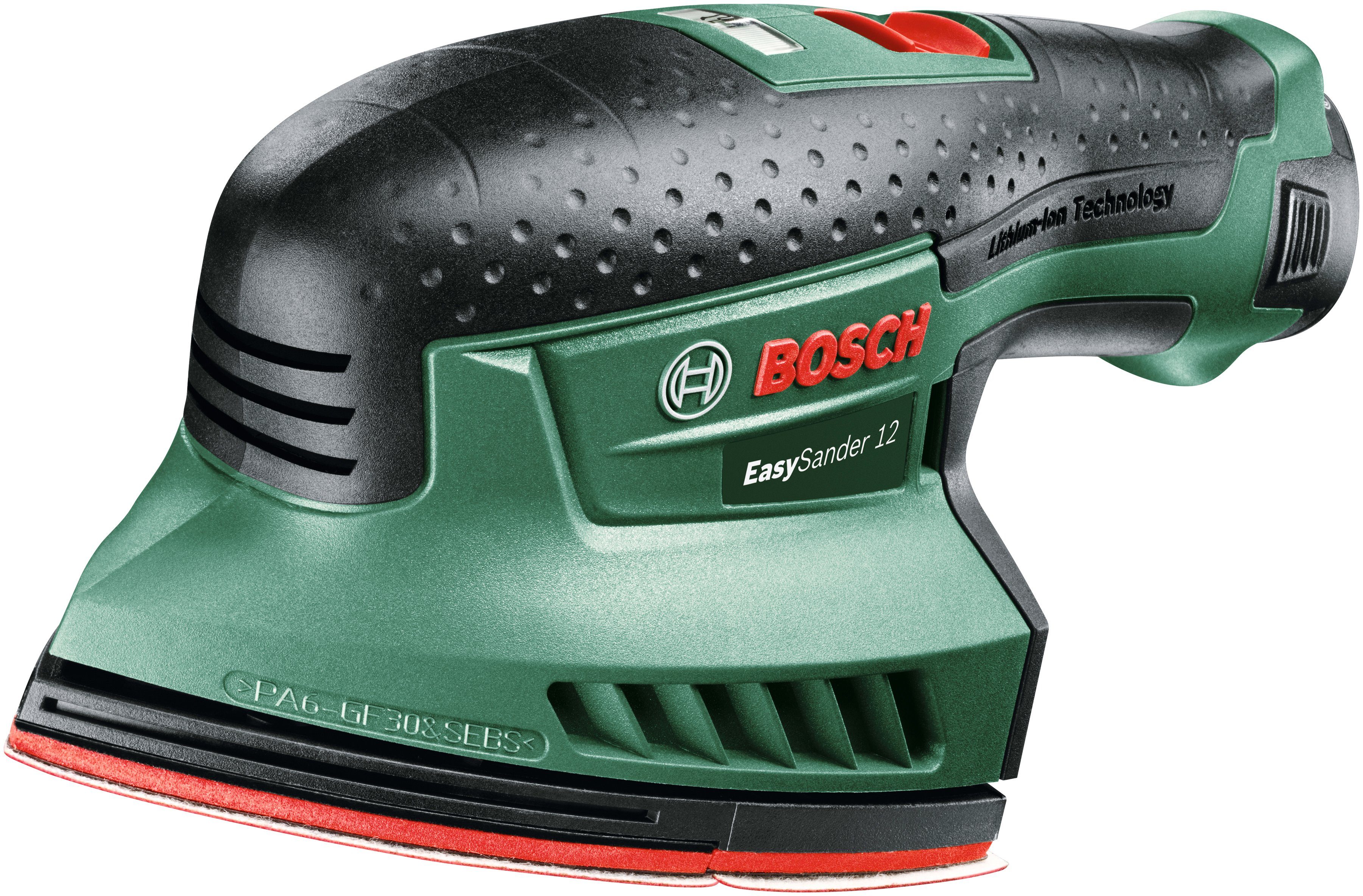 Bosch Home & Garden Akku-Multischleifer mit und 12, Akku 12V/2,0 22000 U/min, Ah Ladegerät EasySander