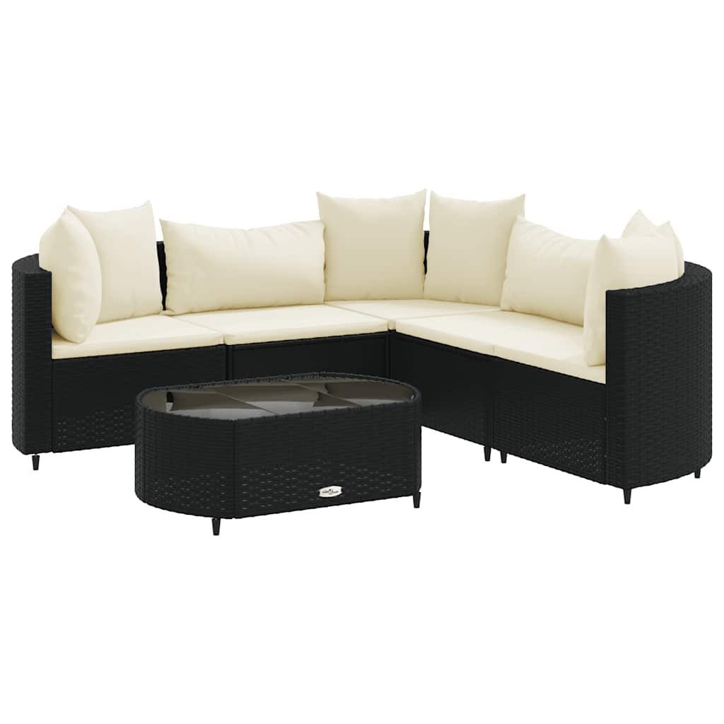 vidaXL Gartenlounge-Set 6-tlg. Garten-Sofagarnitur mit Kissen günstig online kaufen