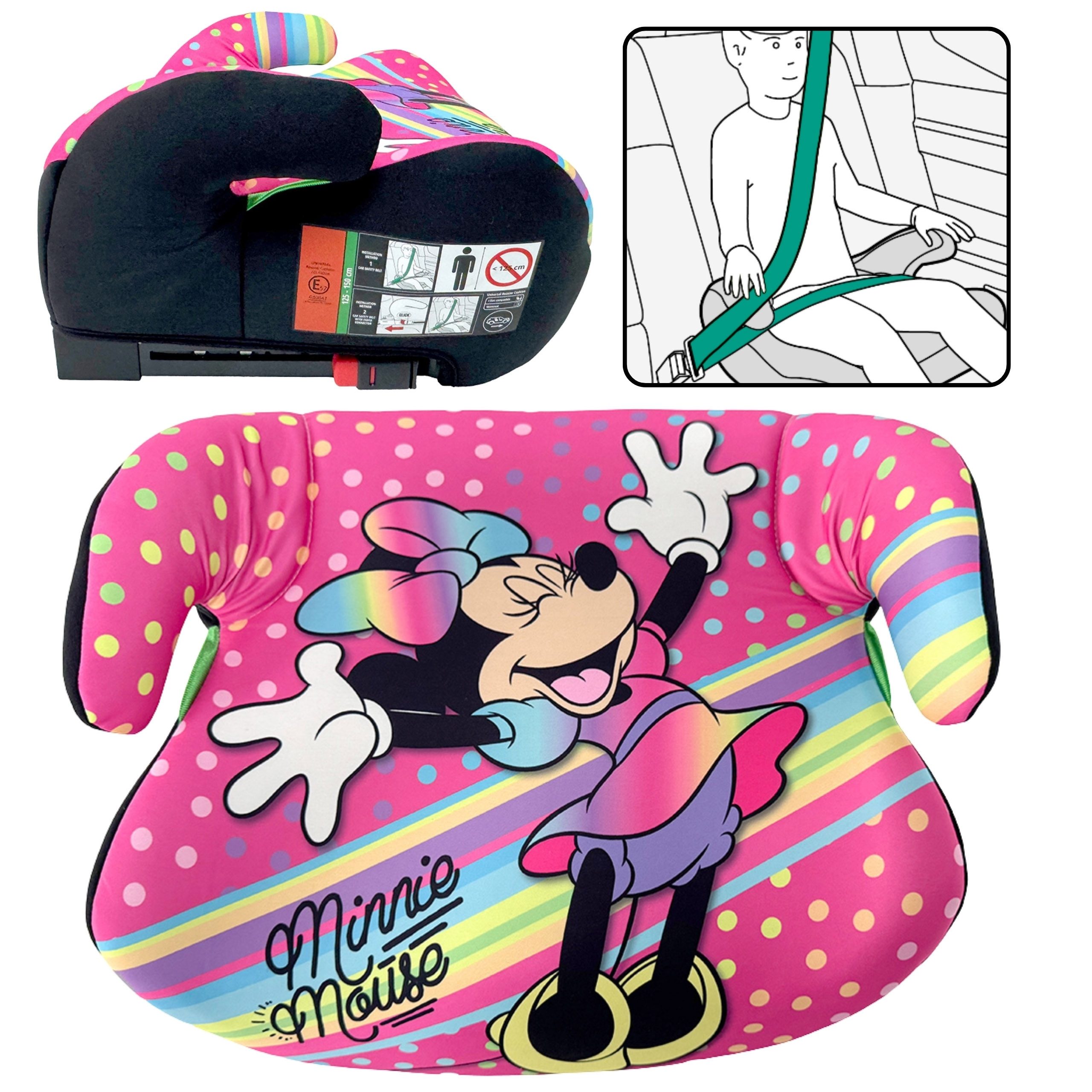 Sarcia.eu Autokindersitz MINNIE Mouse ISOFIX-Sitz, Autositz für Mädchen 22–36 kg, 125–150 cm