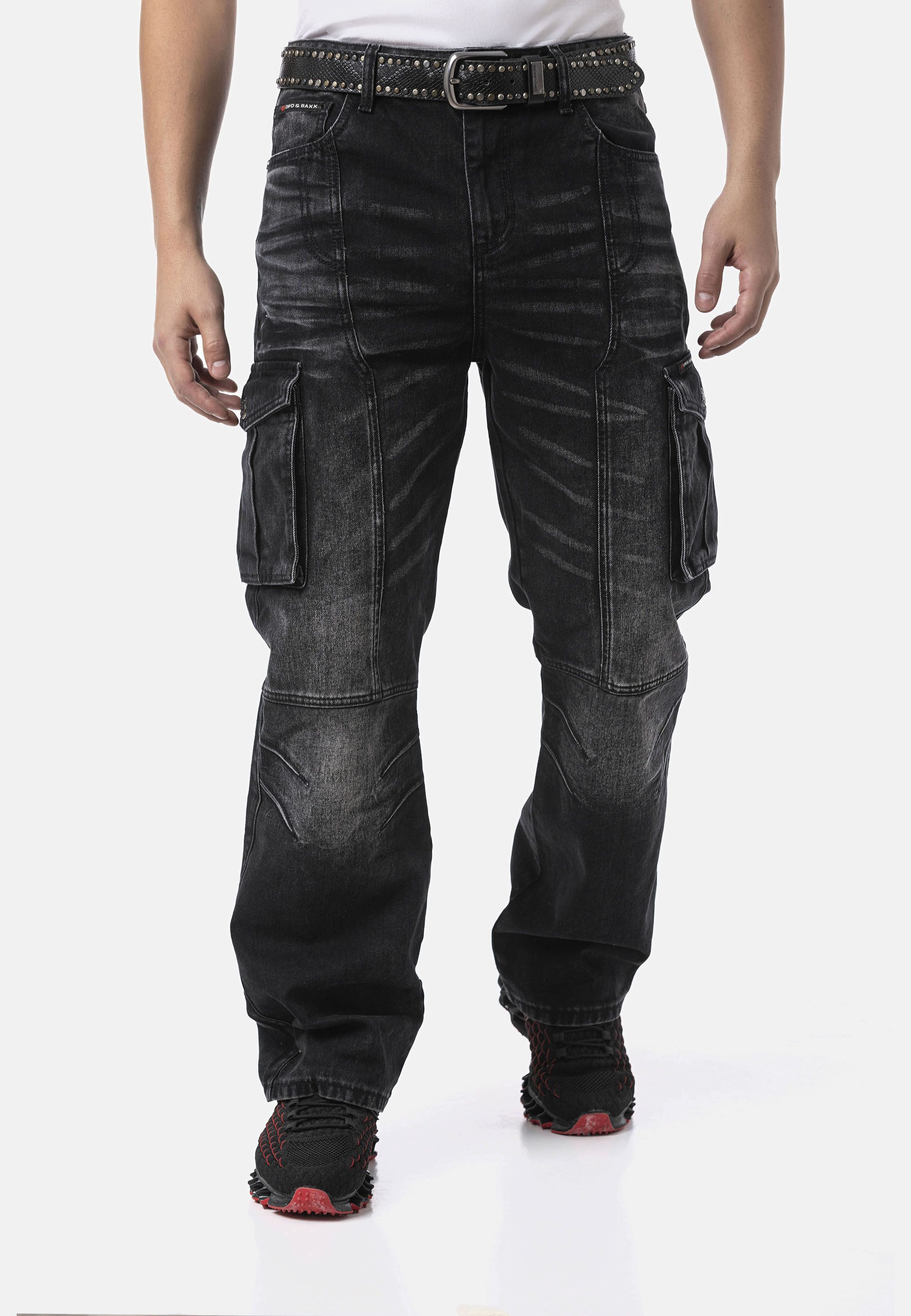 Cipo & Baxx Cargojeans CD897 mit Reißverschluss