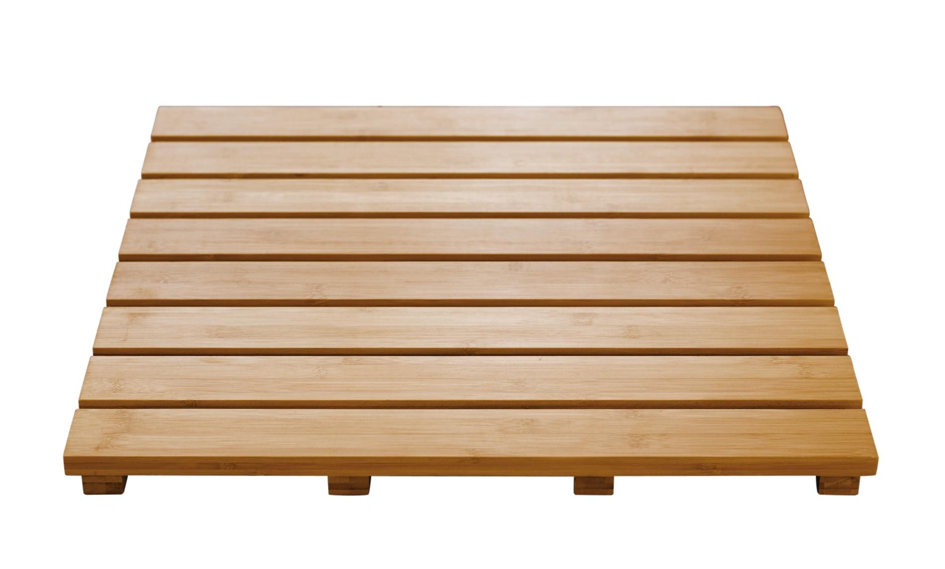 Ridder Badematte Grating natur, Höhe 3 mm, Bambus