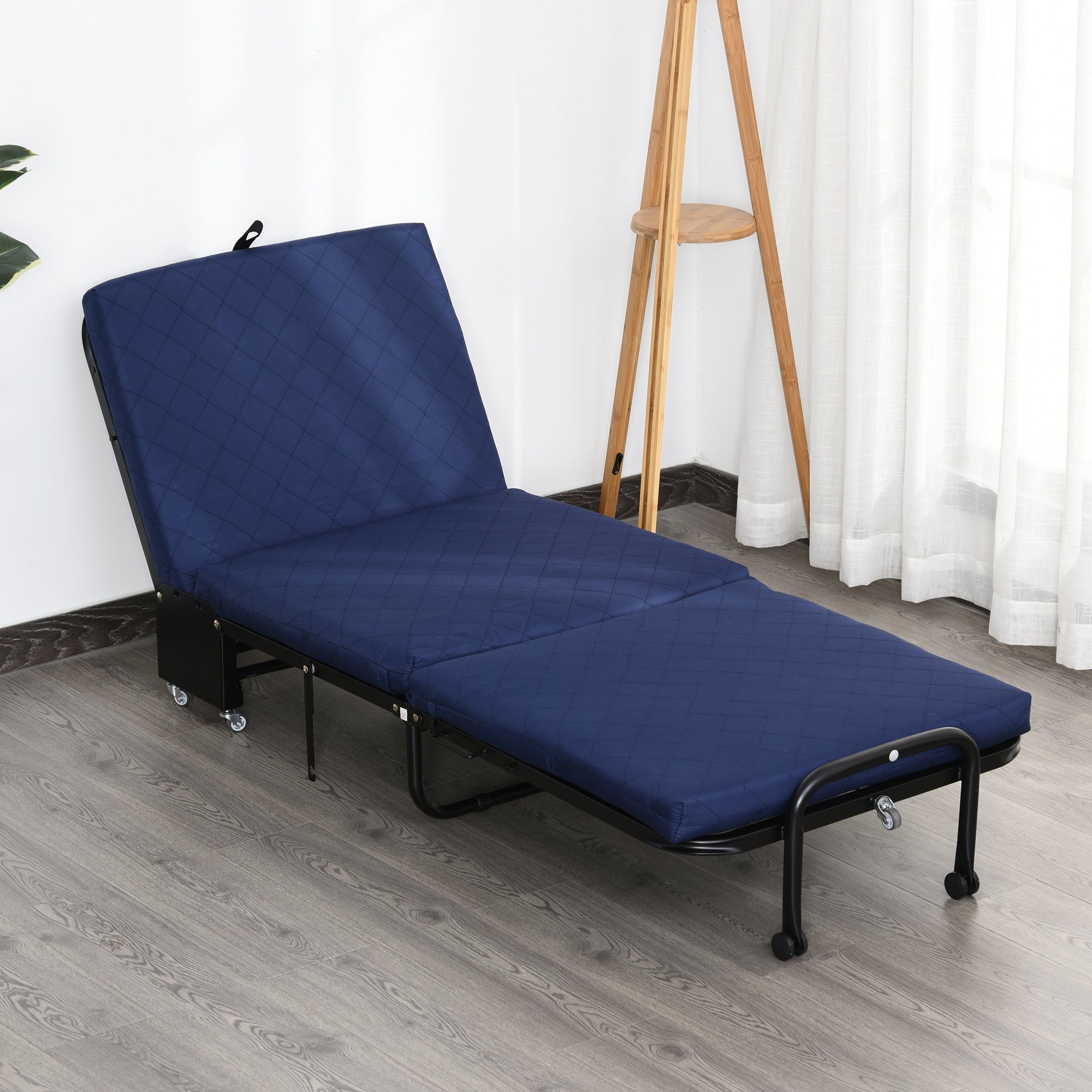 HOMCOM Gästebett 2-in-1 Klappbett mit Rollen, günstig online kaufen
