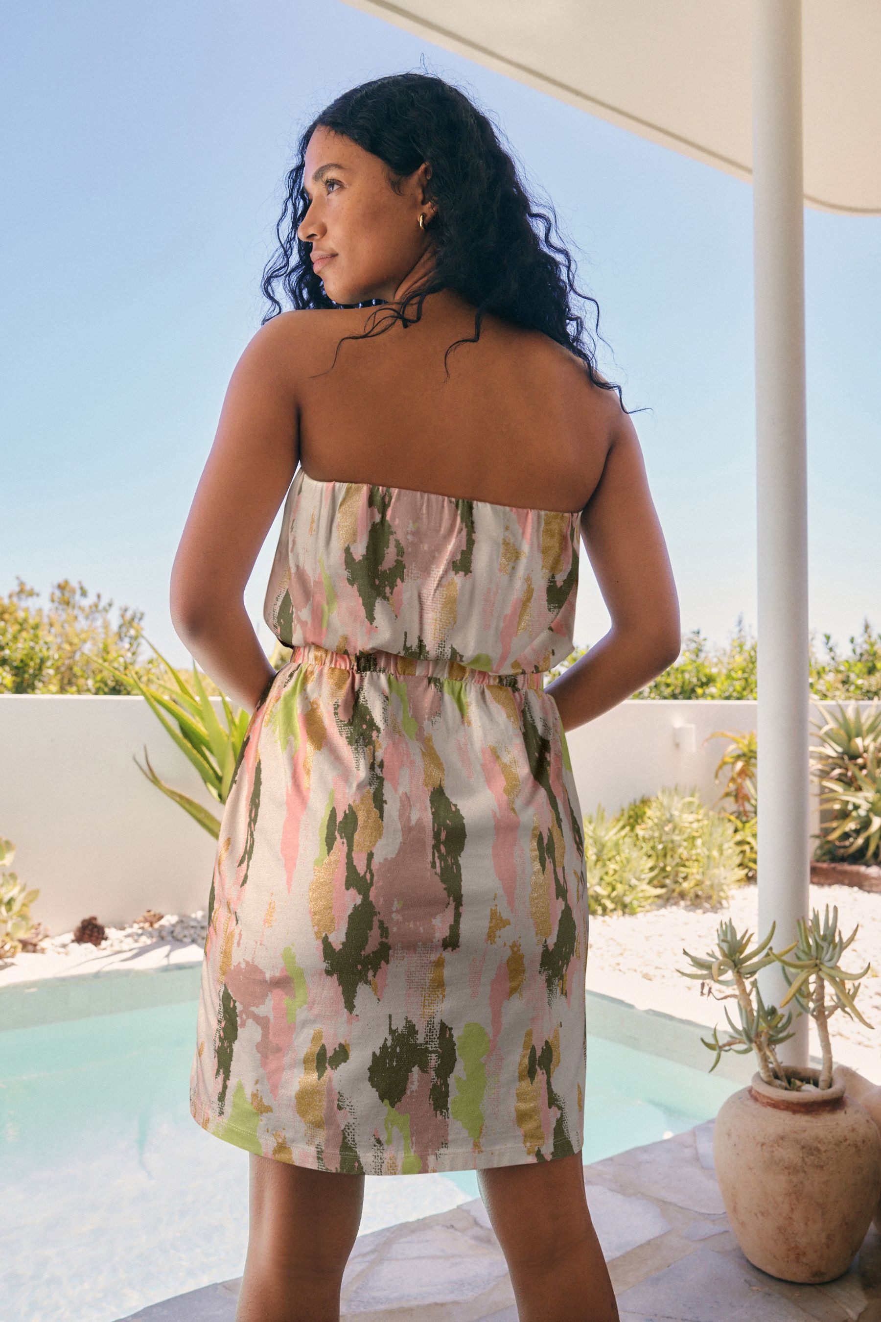 Next Jerseykleid Jersey-Minikleid mit Bandeau und günstig online kaufen