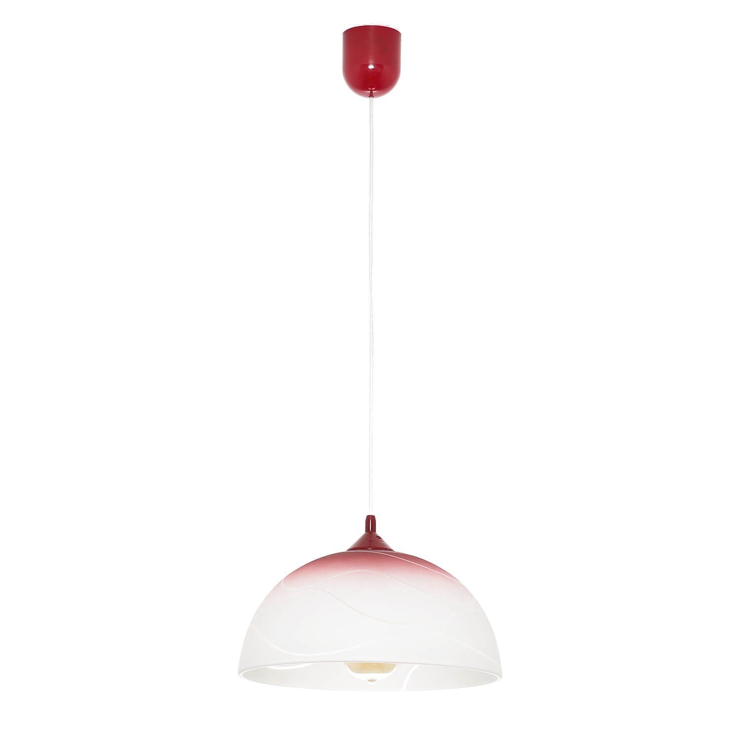 Licht-Erlebnisse Pendelleuchte ADANIA, ohne Leuchtmittel, Hängelampe Glas R günstig online kaufen