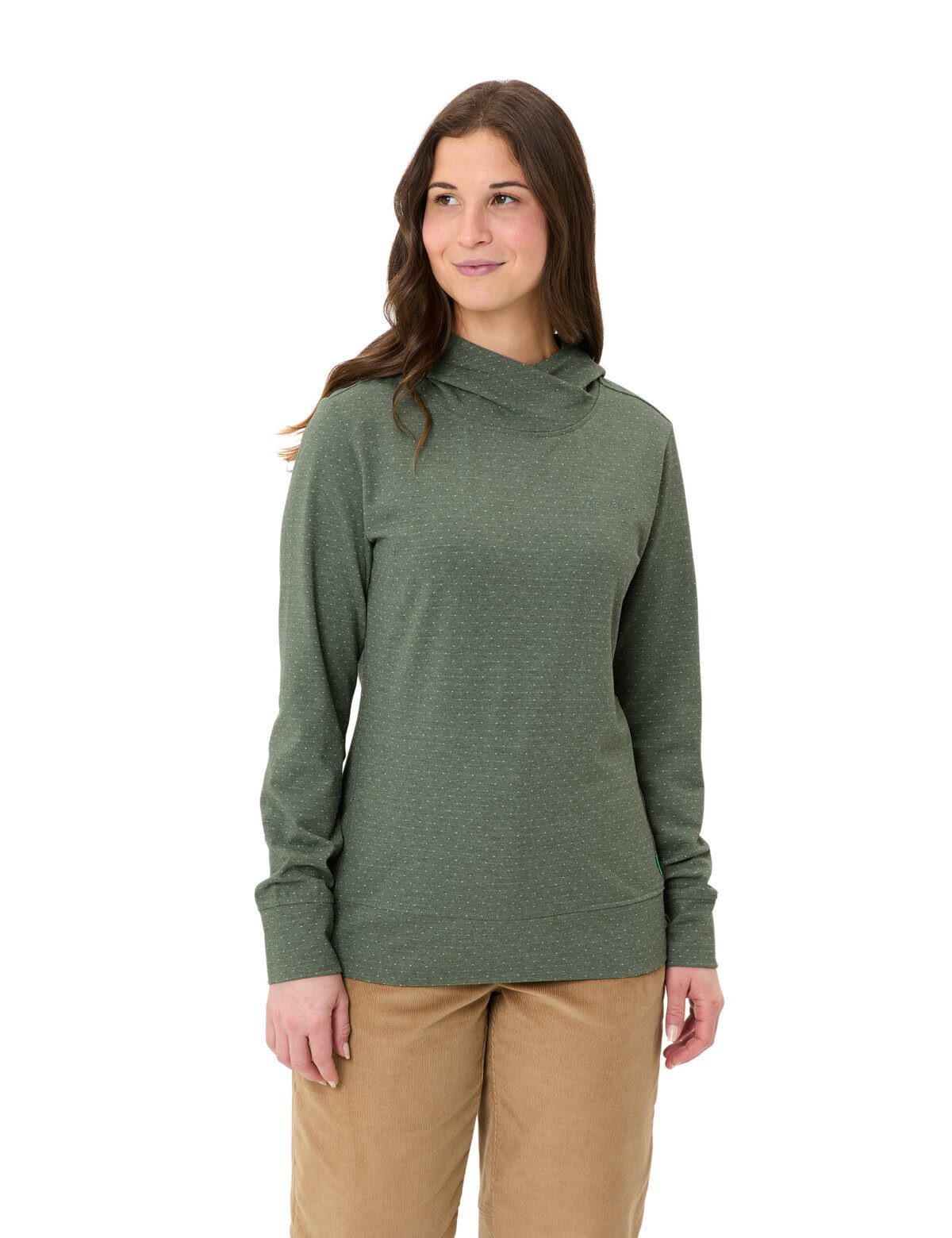 VAUDE Rundhalspullover Women's Tuenno Pullover (1-tlg) Kapuzenpullover für den modernen Alltag