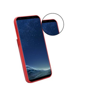 Cadorabo Handyhülle Samsung Galaxy S8 Samsung Galaxy S8, Kunstleder Handy Schutzhülle - Hülle - ultra slim - mit Kartenfach