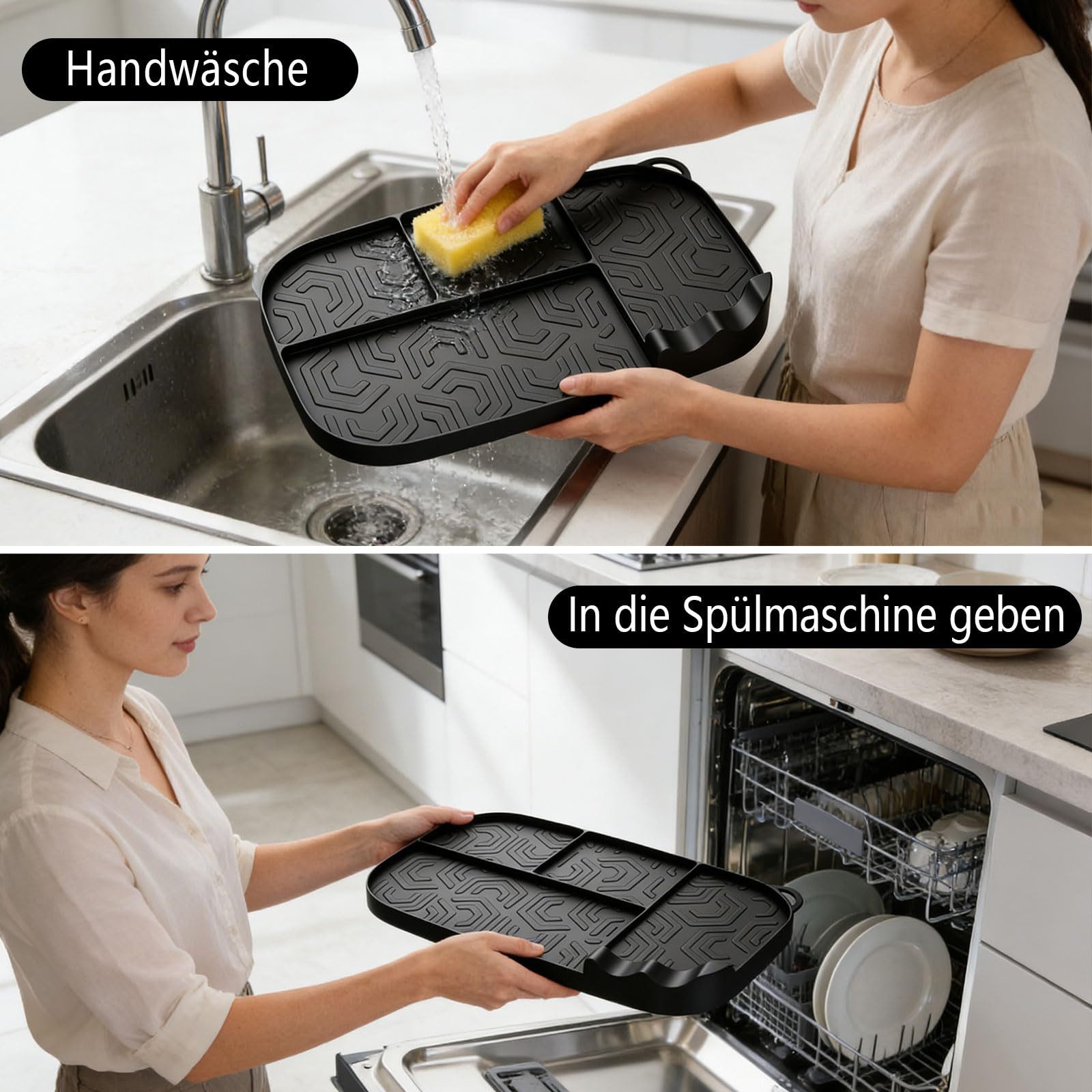 Agger Silikonform Airfryer Zubehör für Ninja AF400EU/AF451EU/AF500EU/DZ400EU, Heißluftfritteuse Zubehör Spülmaschinenfest – Bild 5 von 5