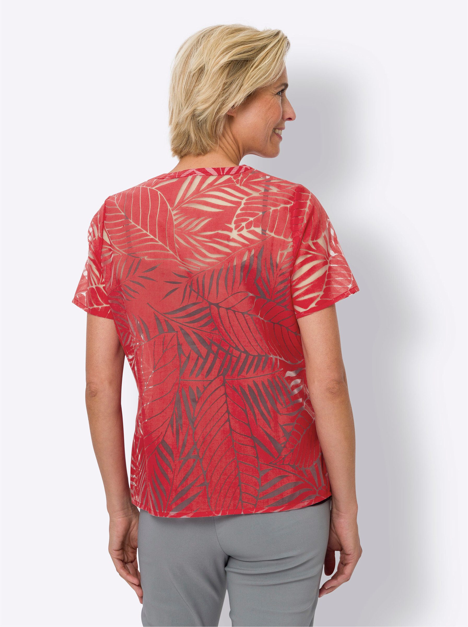 Sieh an! Klassische Bluse Kurzarm-Bluse günstig online kaufen