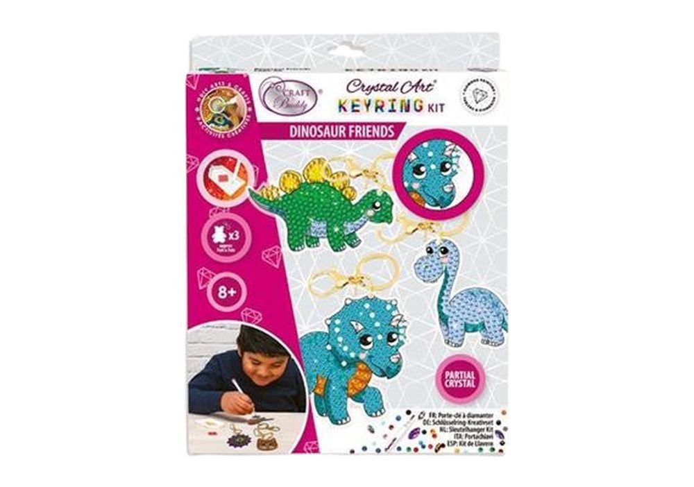 CRAFT Buddy Kreativset Crystal Art Keyring Kit