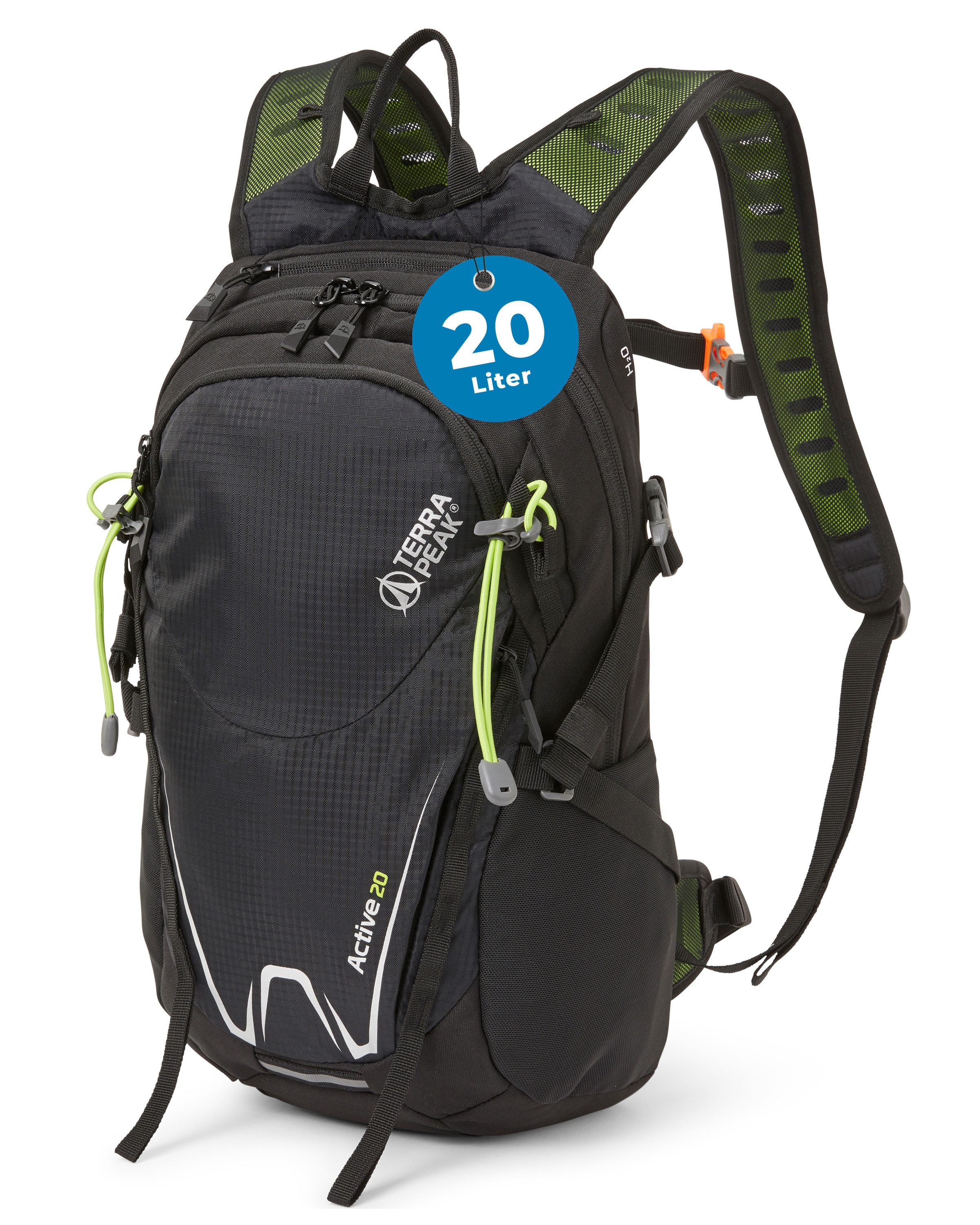 Terra Peak Sportrucksack Active 20, 20L klein mit YKK Reißverschluss Trekki günstig online kaufen