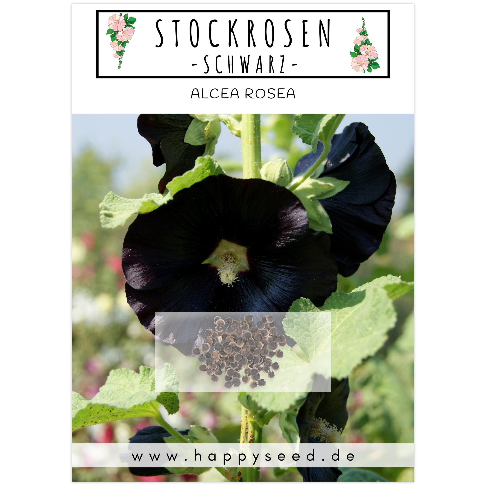 HappySeed Blumensamen Stockrosen Samen - Alcea günstig online kaufen
