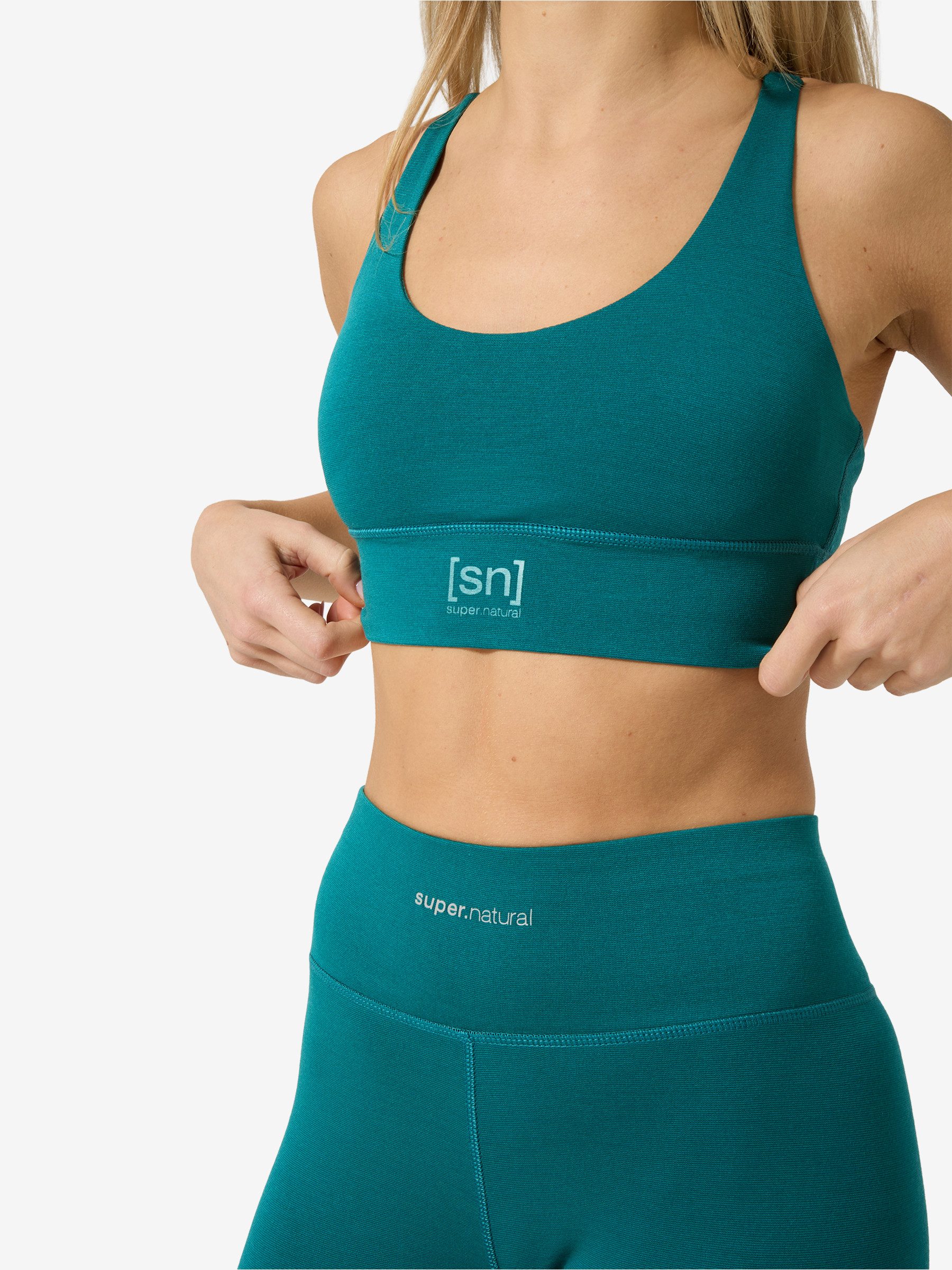 SUPER.NATURAL Sporttop für Damen,Merino W ALL DAY SUPER TOP sportlich, atmungsaktiv
