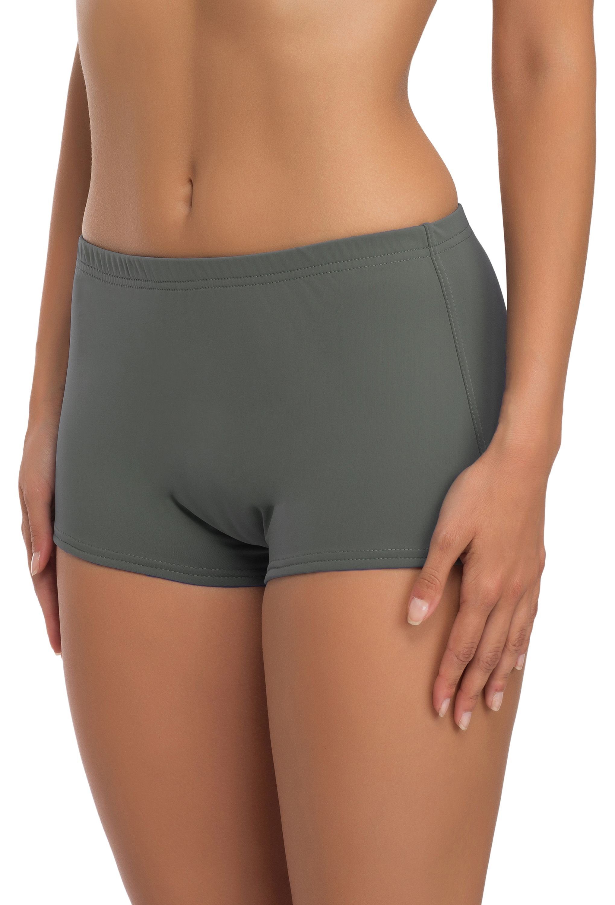 Merry Style Badeshorts Badeshorts Damen L23L1 Bikinihose Modell Grau (9168)