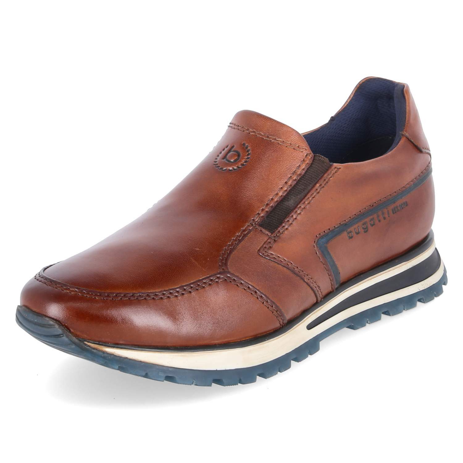 bugatti Bugatti 332AG8604100-6300 Herren Glattleder braun Slipper günstig online kaufen