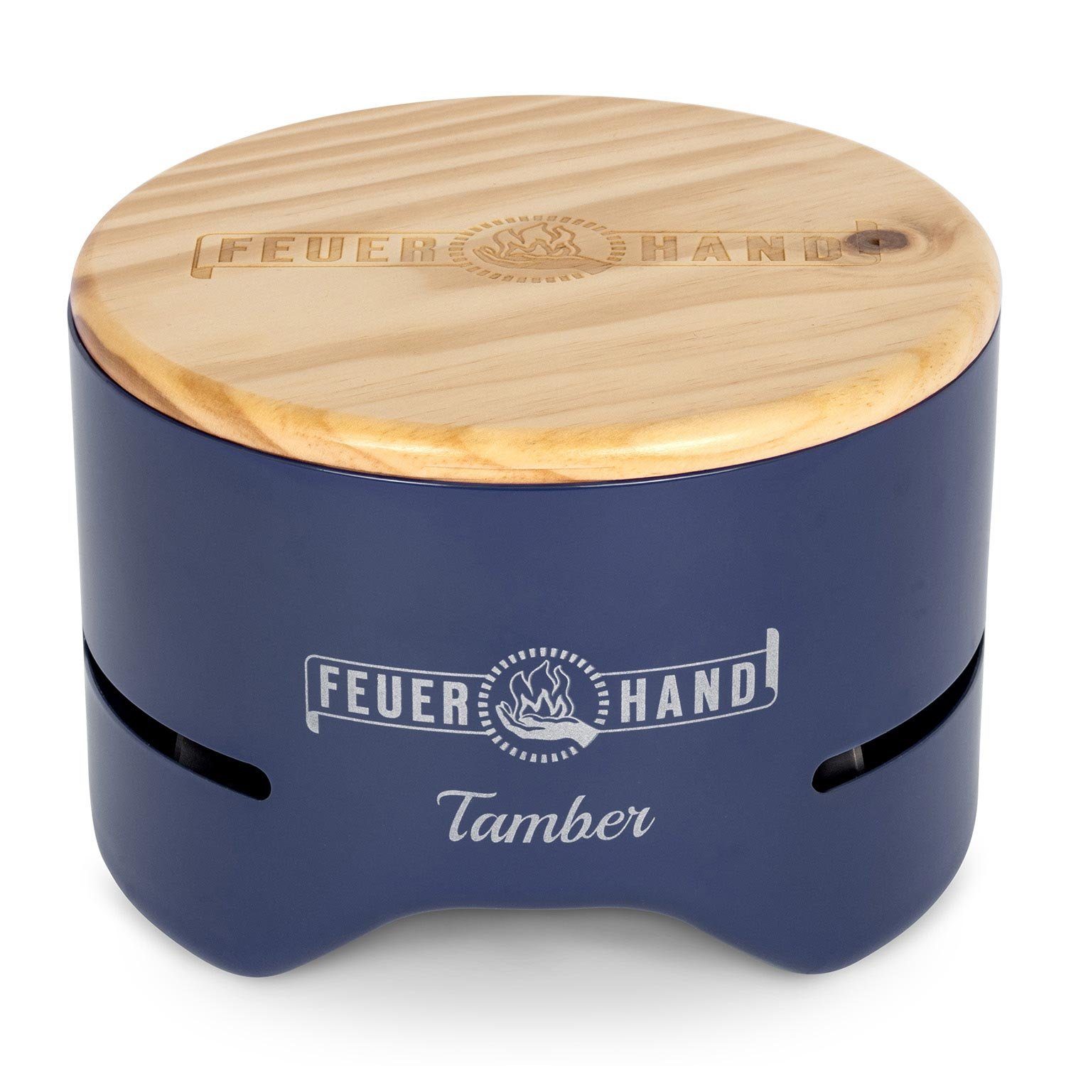 Feuerhand Holzkohlegrill Feuerhand Tamber Tischgrill + 1 kg spezial Holzkohle fast rauchfrei