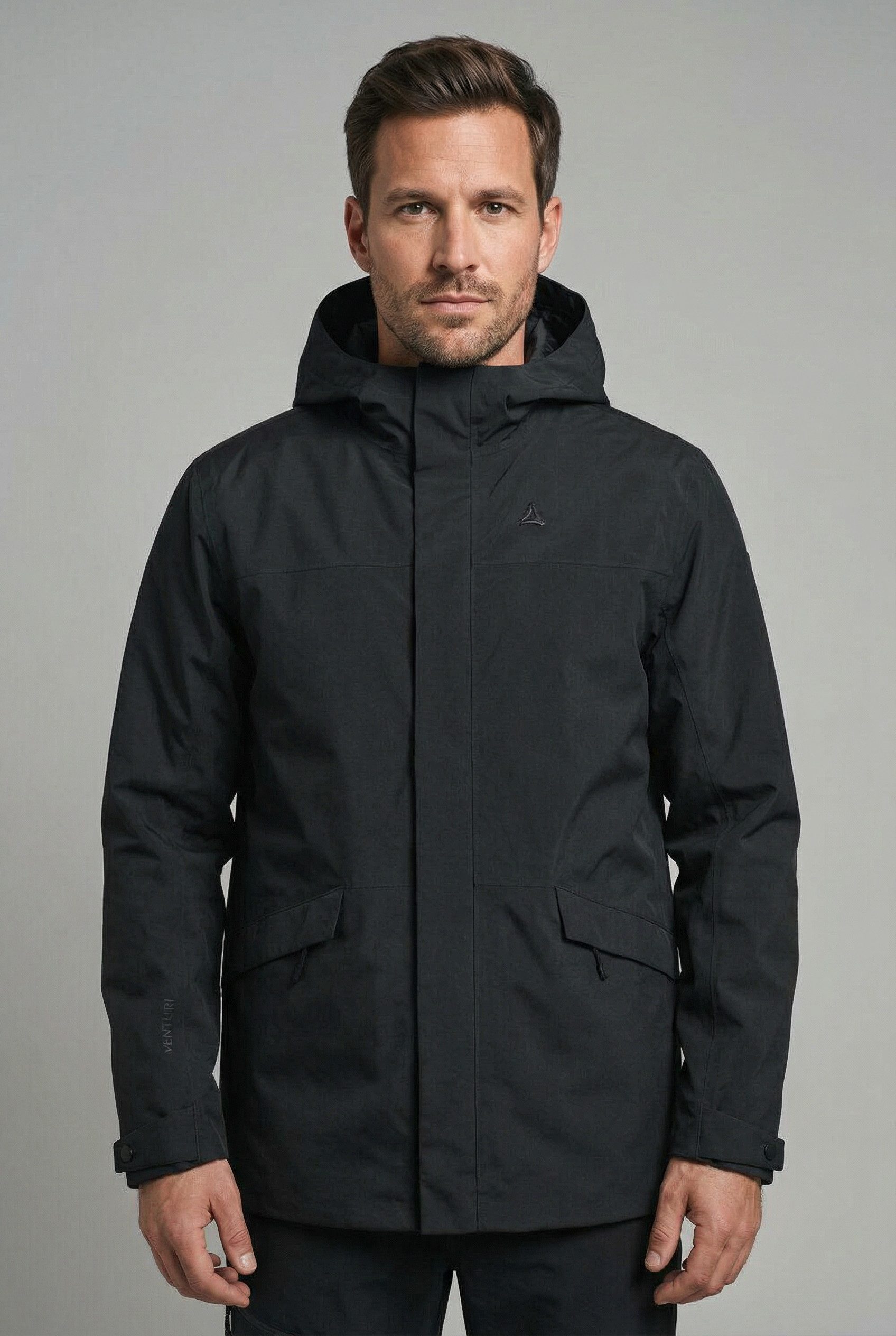 Schöffel Regenjacke CIRC Jacket Style Smue MEN sportlicher Stil, mit VENTURI® Membrane, wasserdicht, atmungsaktiv