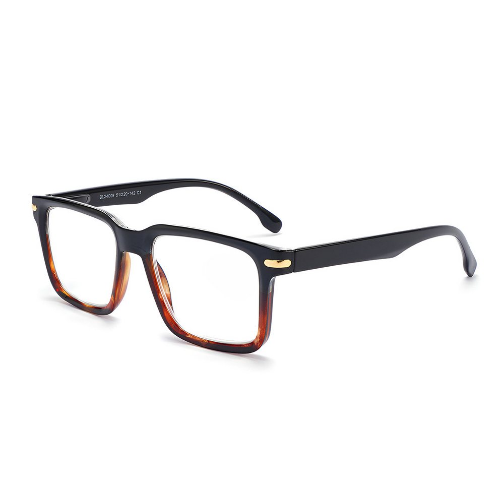 PACIEA Lesebrille Damen Herren Oversized Vollrand Anti Blaulicht Mode