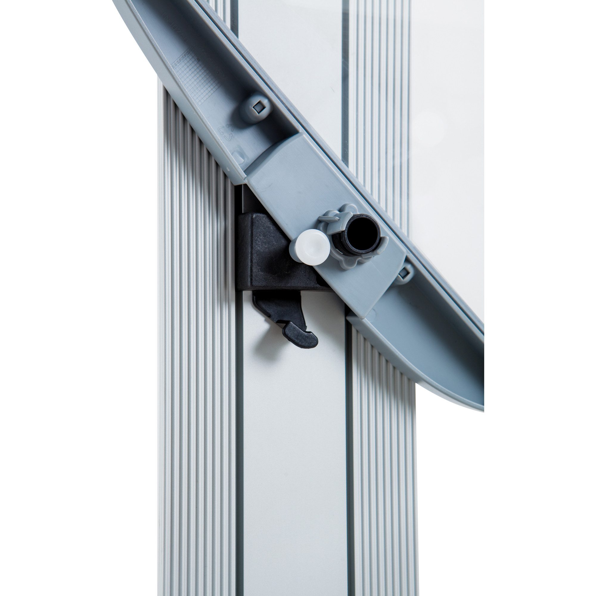 PAPERFLOW Stehsammler Prospektständer 8.A4TM.35 Metall aluminium