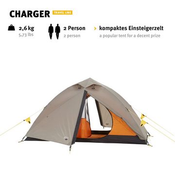 Wechsel Kuppelzelt Trekkingzelt Charger 2 Personen Camping, Fahrrad Geodät Zelt Biwak 2,6 kg