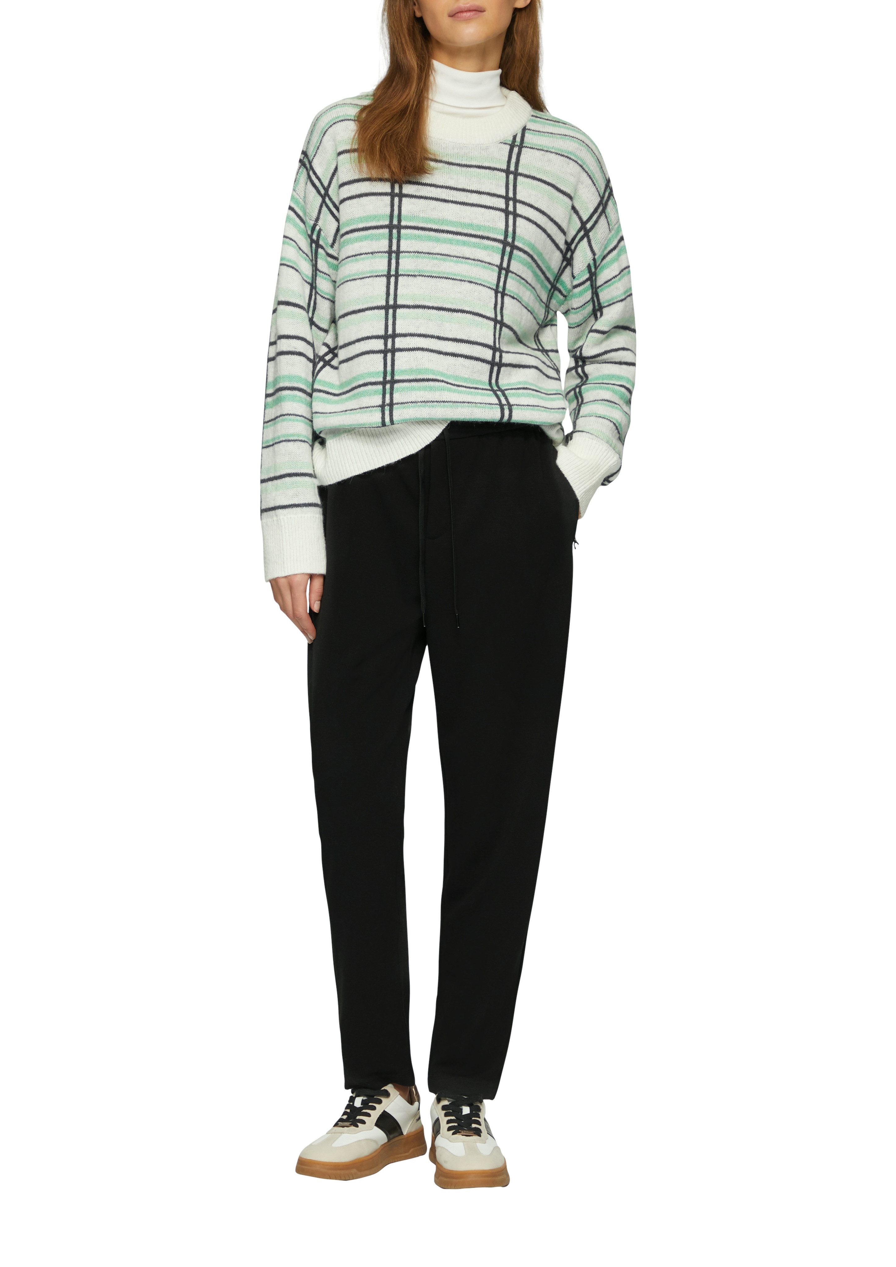 s.Oliver Stoffhose mit elastische Bund und Bindeband günstig online kaufen