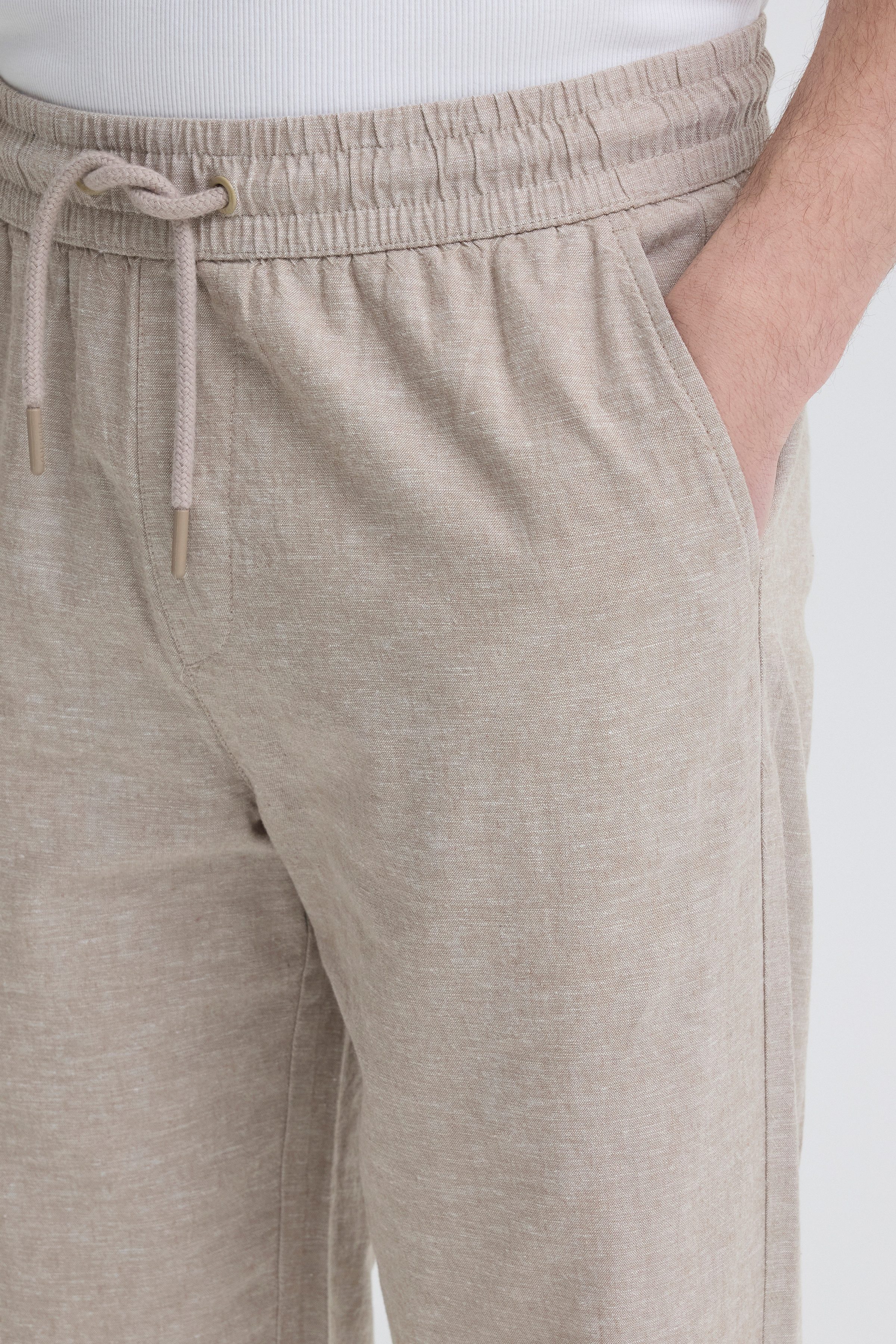 Blend Leinenhose BHABAN LIN PANTS PP NOOS sommerlich, mit hohem Baumwollanteil