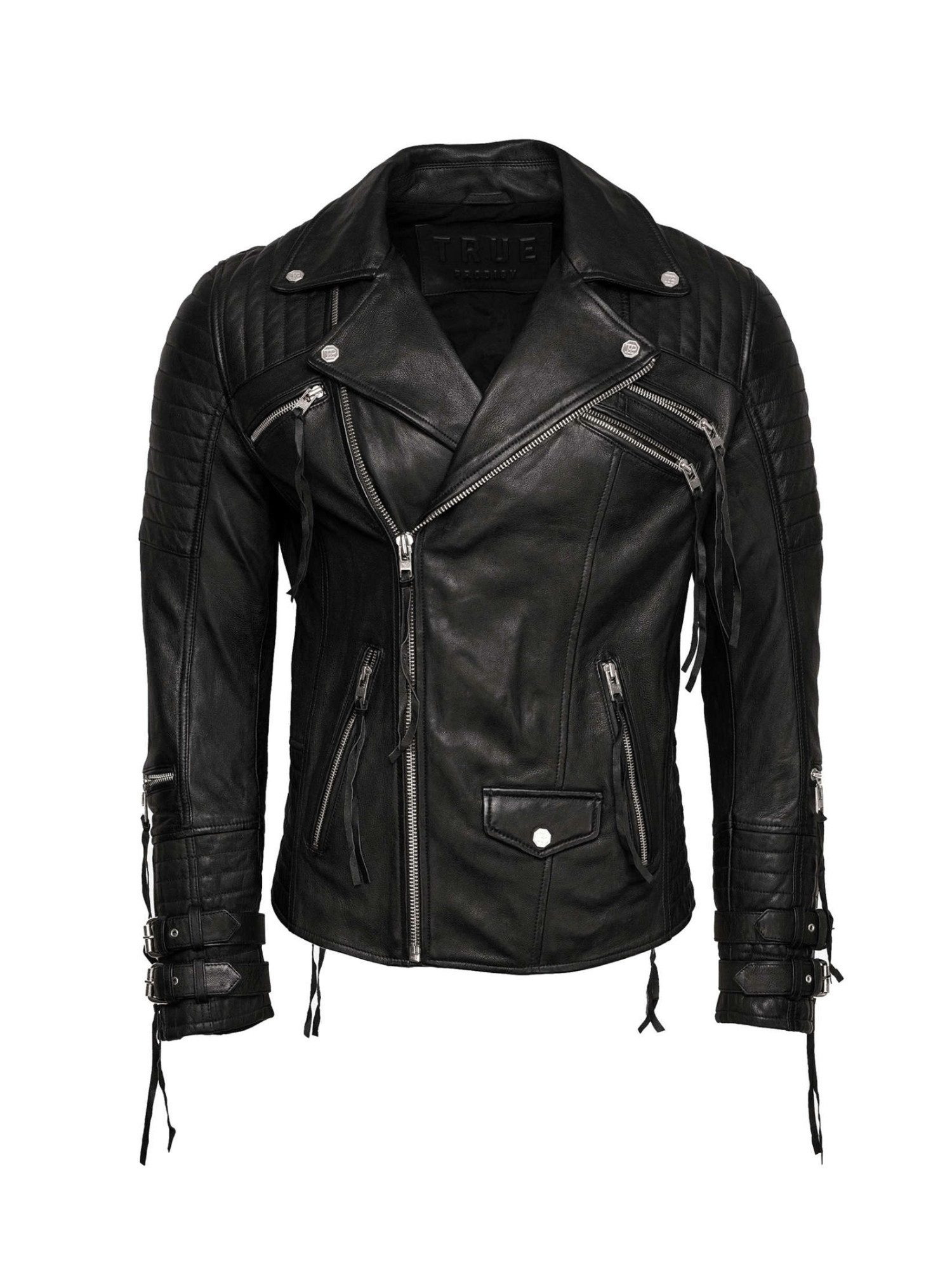 trueprodigy Lederjacke Jackson mit Absteppungen und günstig online kaufen