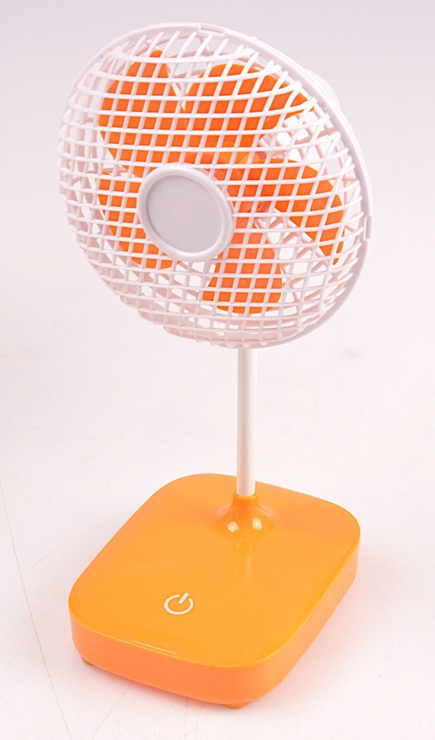 Lüfter Kühler Tischventilator Mini-Ventilator Gebläse Standventilator orange Ø13cm BURI