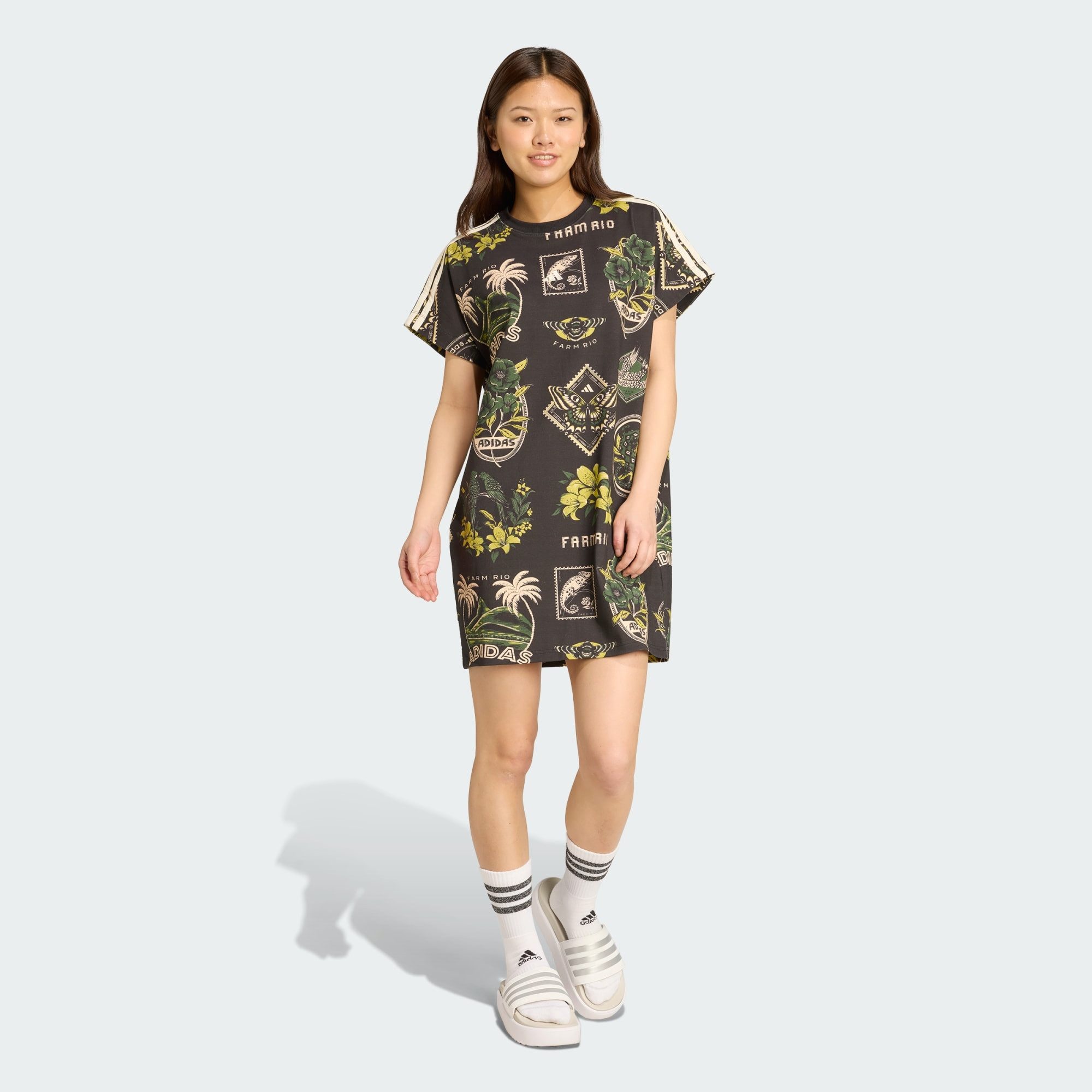 adidas Sportswear Shirtkleid ADIDAS X FARM COMMERCIAL KLEID (1-tlg) günstig online kaufen